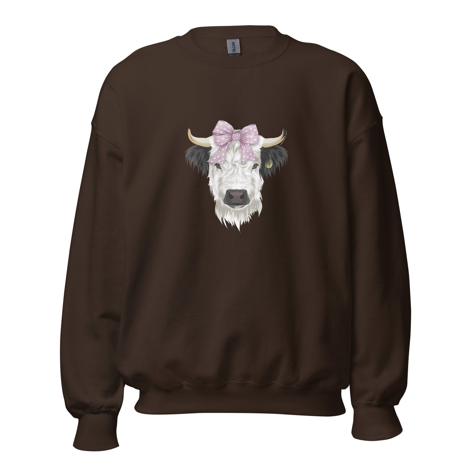 Poppy Sweatshirt by Katie Van Slyke - dark chocolate