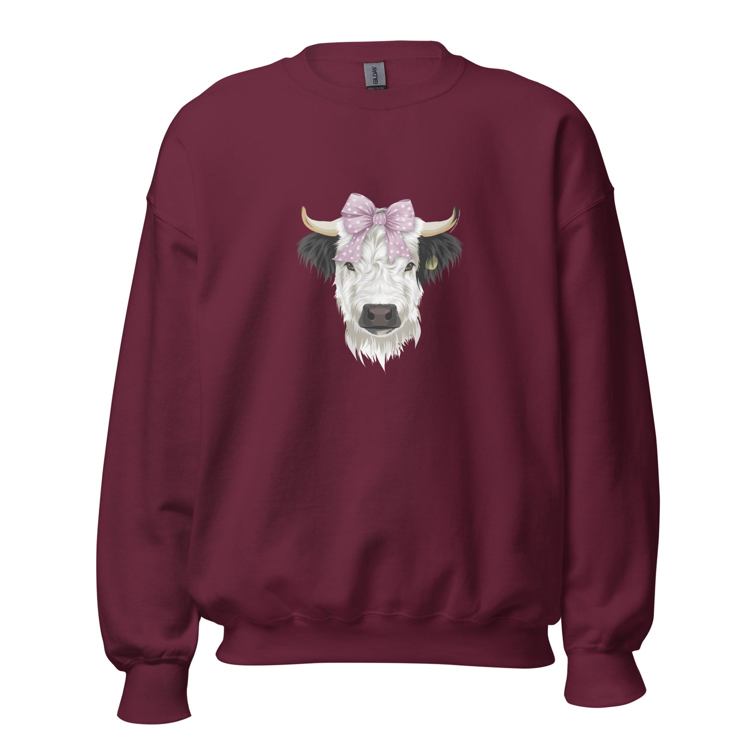 Poppy Sweatshirt by Katie Van Slyke - maroon