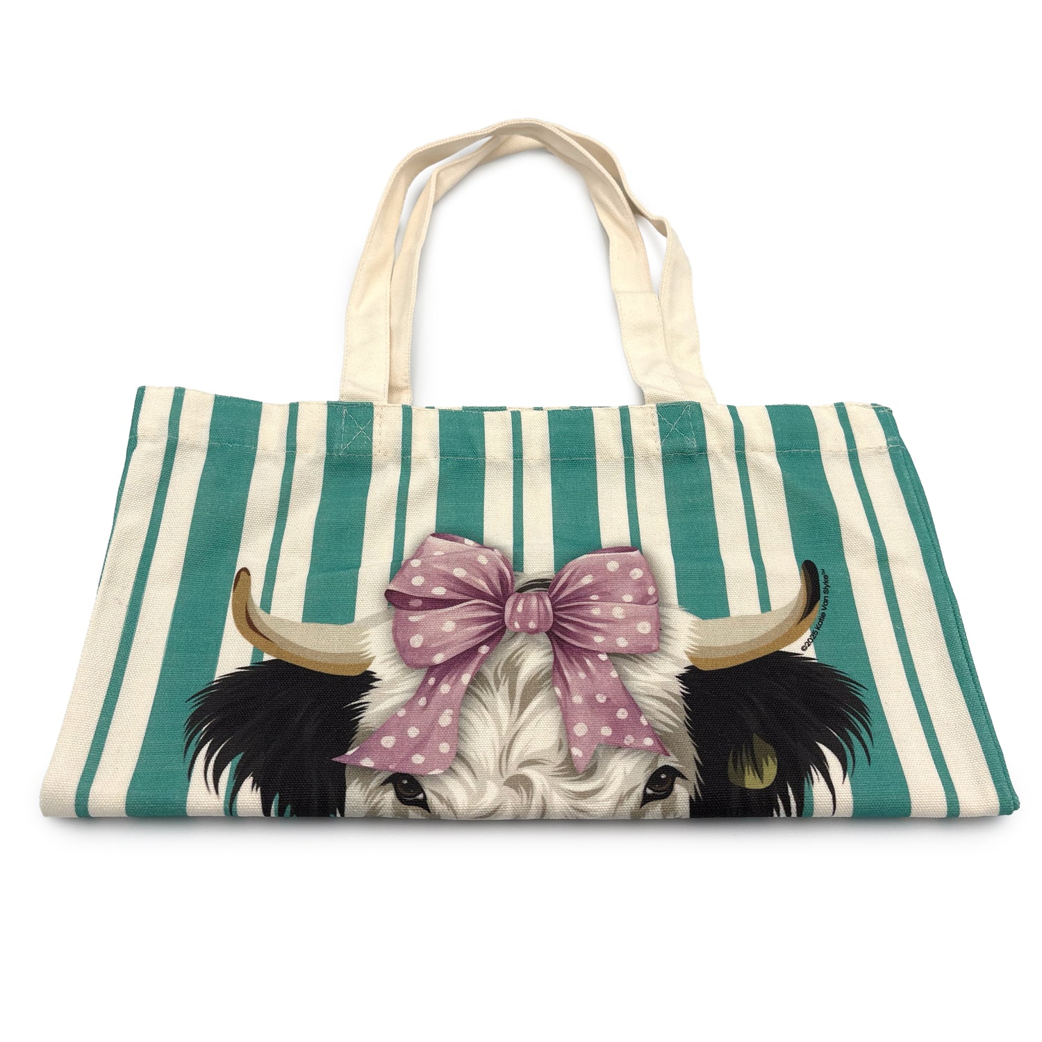 Poppy Tote Bag by Katie Van Slyke™ Folded