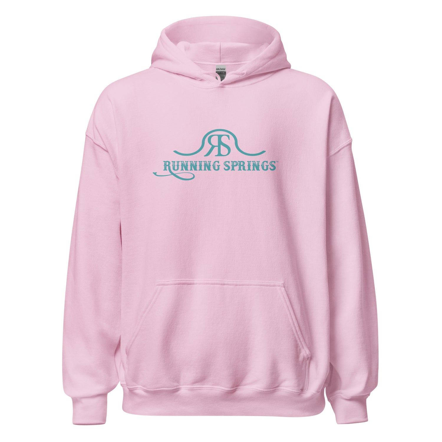Running Springs Hoodie by Katie Van Slyke - Light Pink