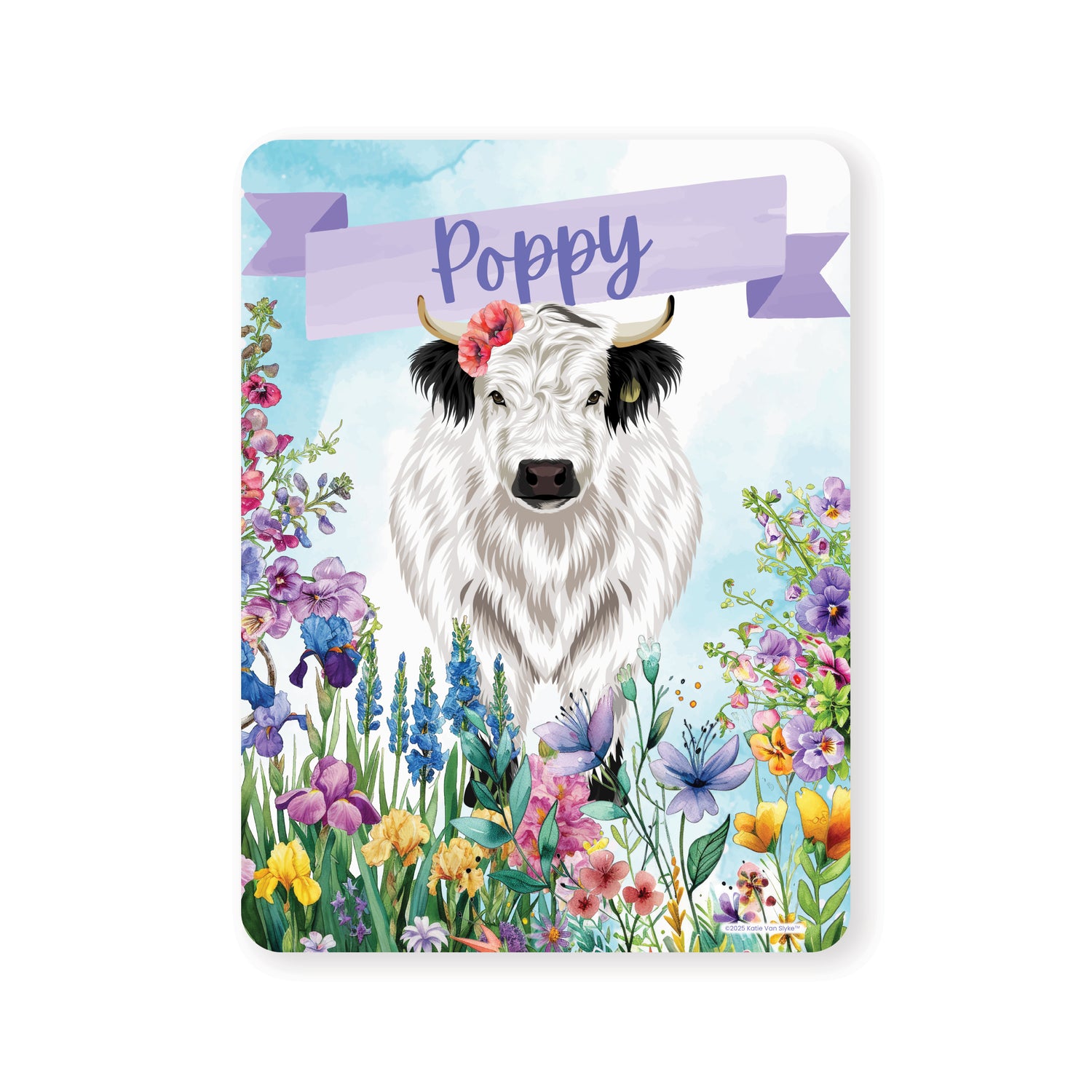 Running Springs Magnet 3-Pack by Katie Van Slyke™ Poppy