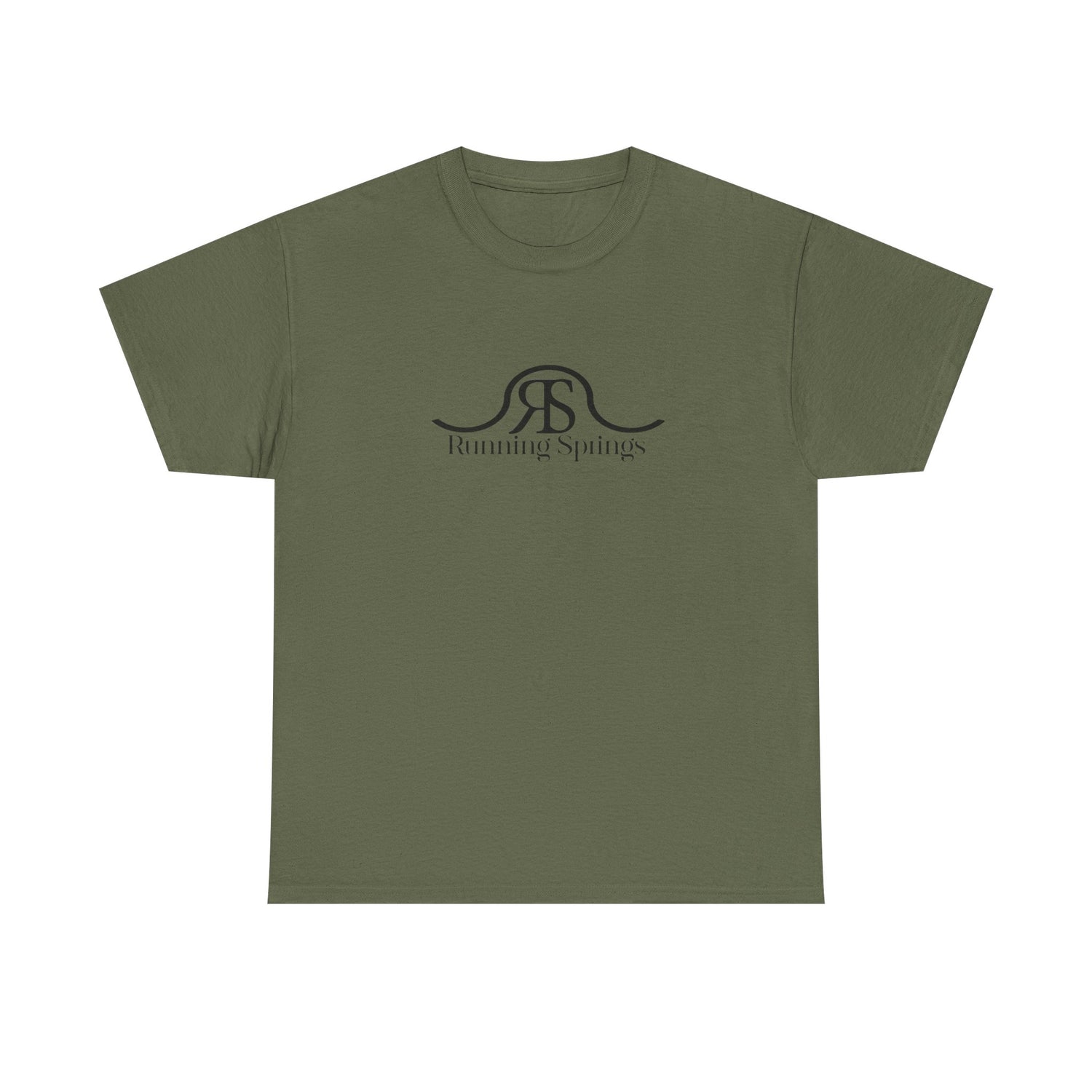 Running Springs T-Shirt by Katie Van Slyke™ Military Green