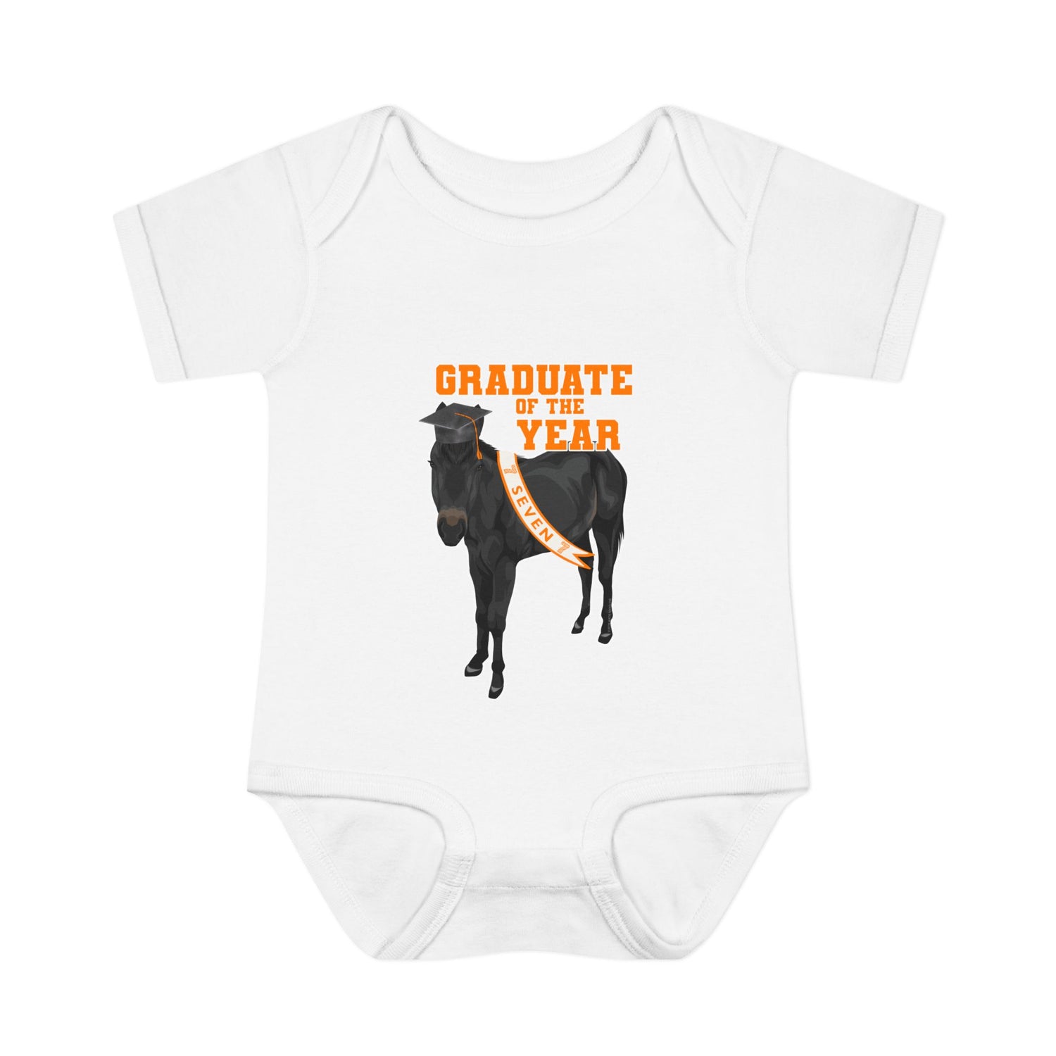 Seven Graduation Infant Onesie by Katie Van Slyke™