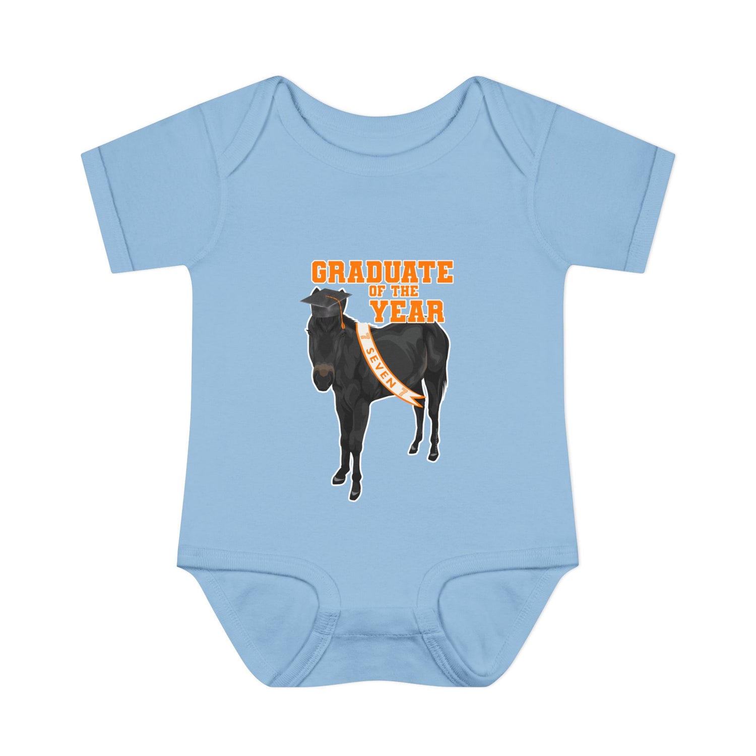 Seven Graduation Infant Onesie by Katie Van Slyke™