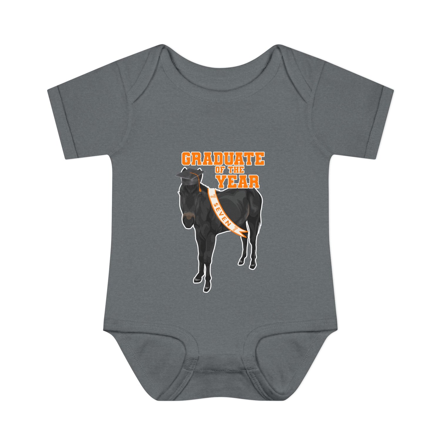 Seven Graduation Infant Onesie by Katie Van Slyke™