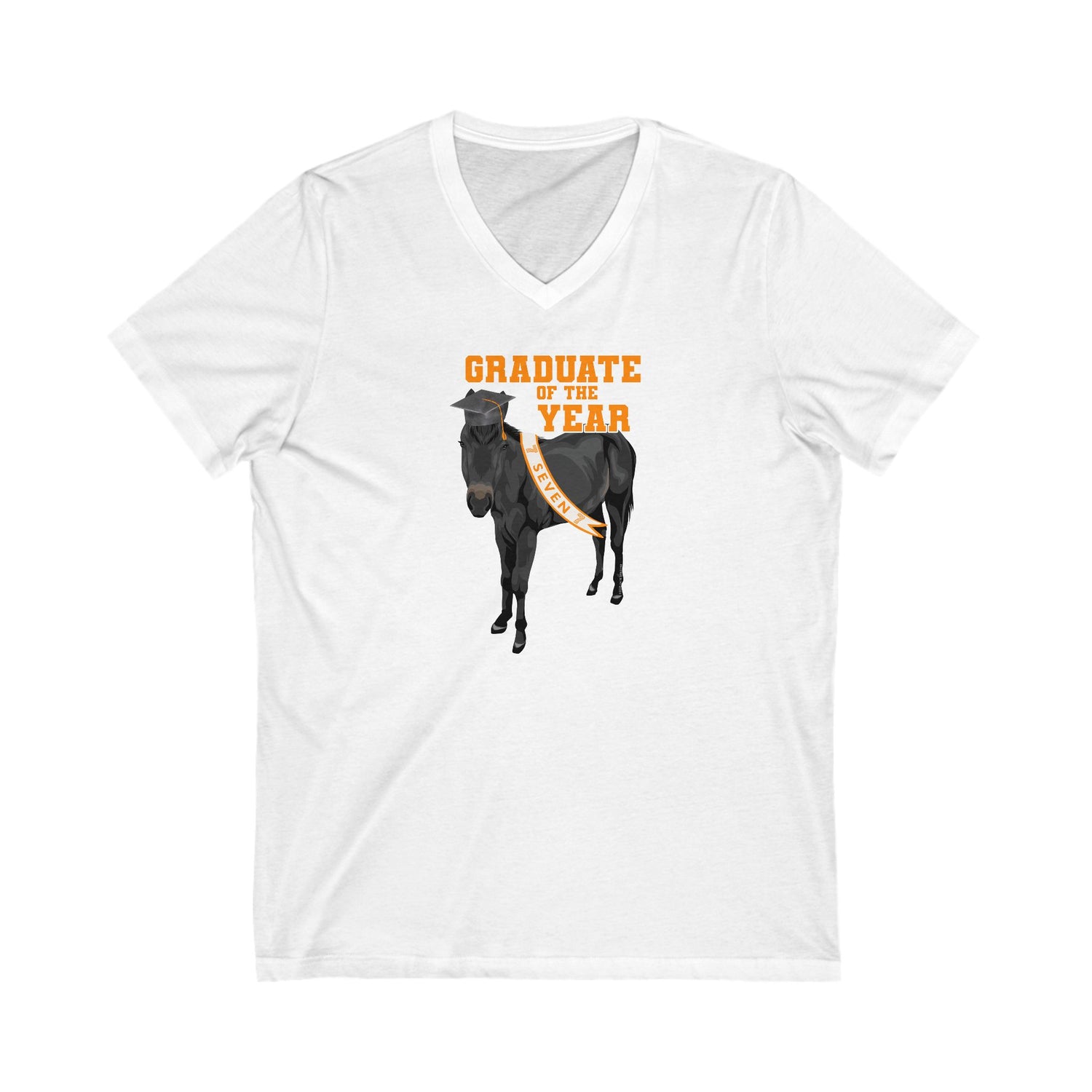 Seven Graduation V-Neck T-Shirt by Katie Van Slyke™
