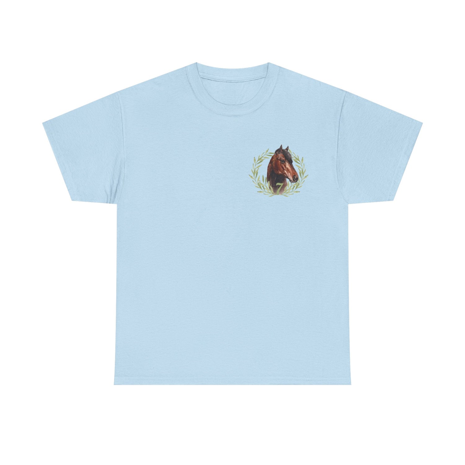 Seven Memorial T-Shirt by Katie Van Slyke™ Light Blue