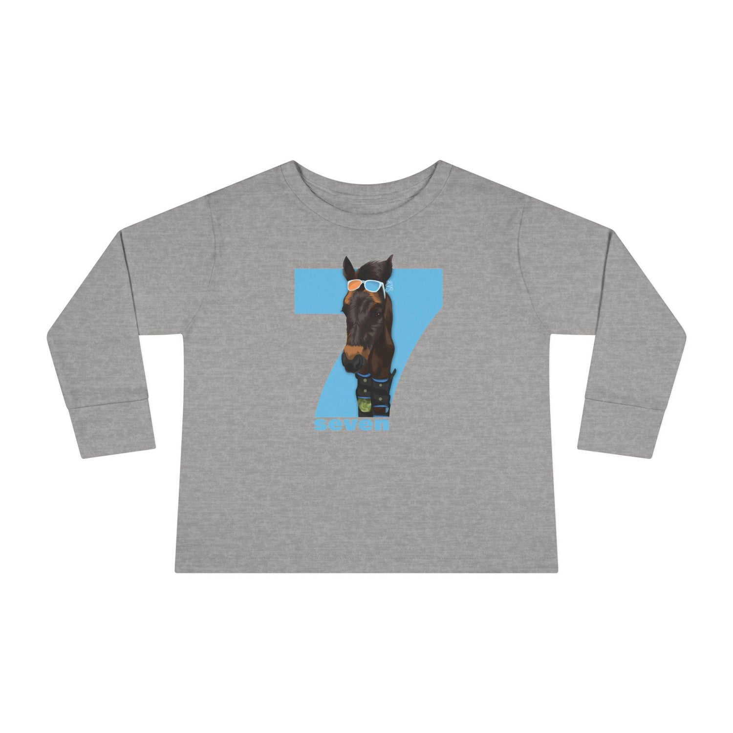 Shady Seven Toddler Long Sleeve T-Shirt by Katie Van Slyke