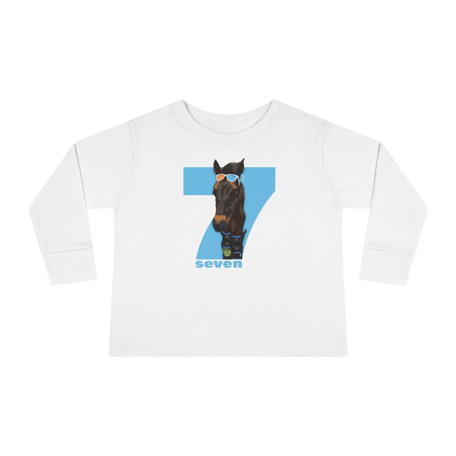 Shady Seven Toddler Long Sleeve T-Shirt by Katie Van Slyke