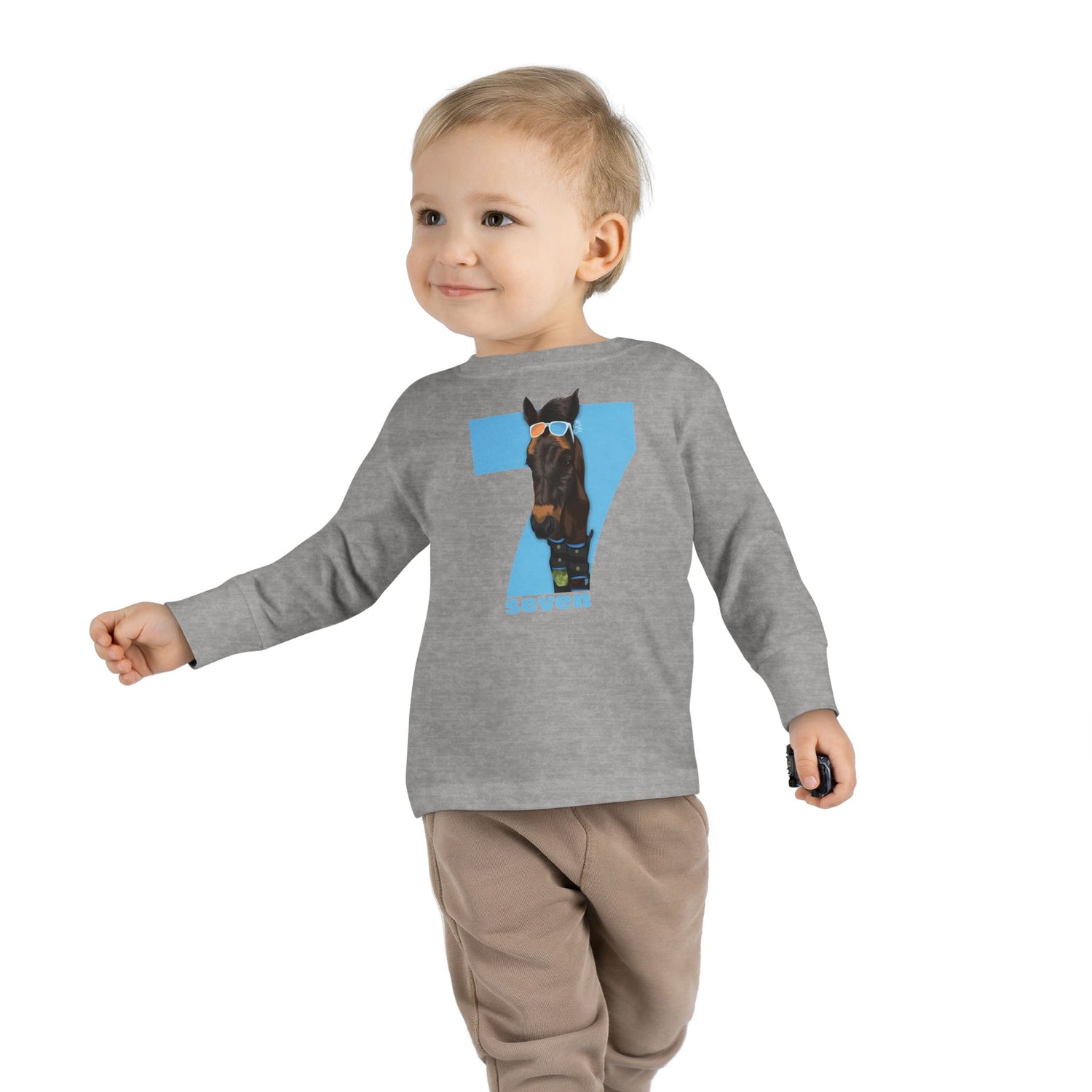 Shady Seven Toddler Long Sleeve T-Shirt by Katie Van Slyke