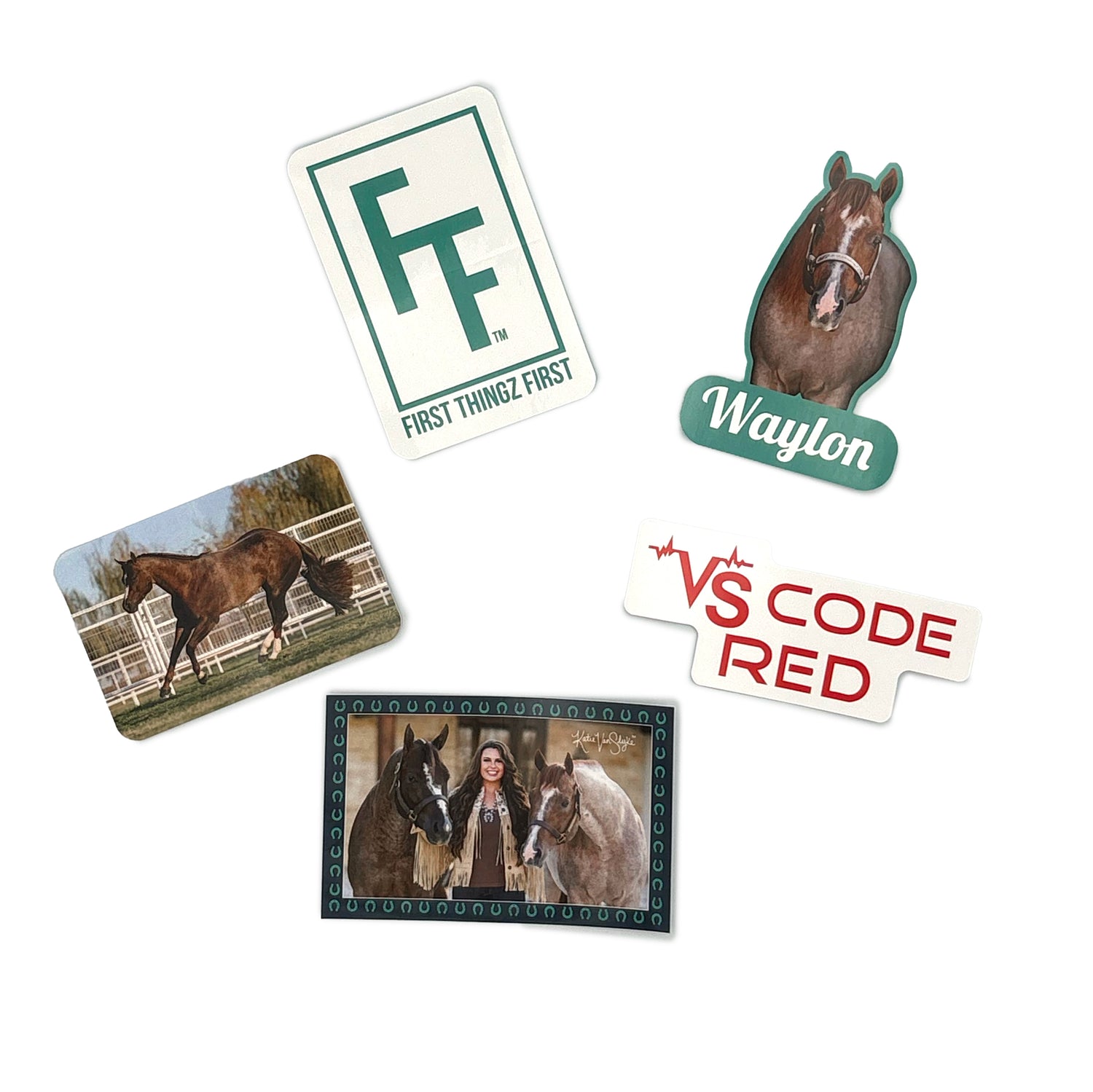 Stallions Sticker 5-Pack by Katie Van Slyke™