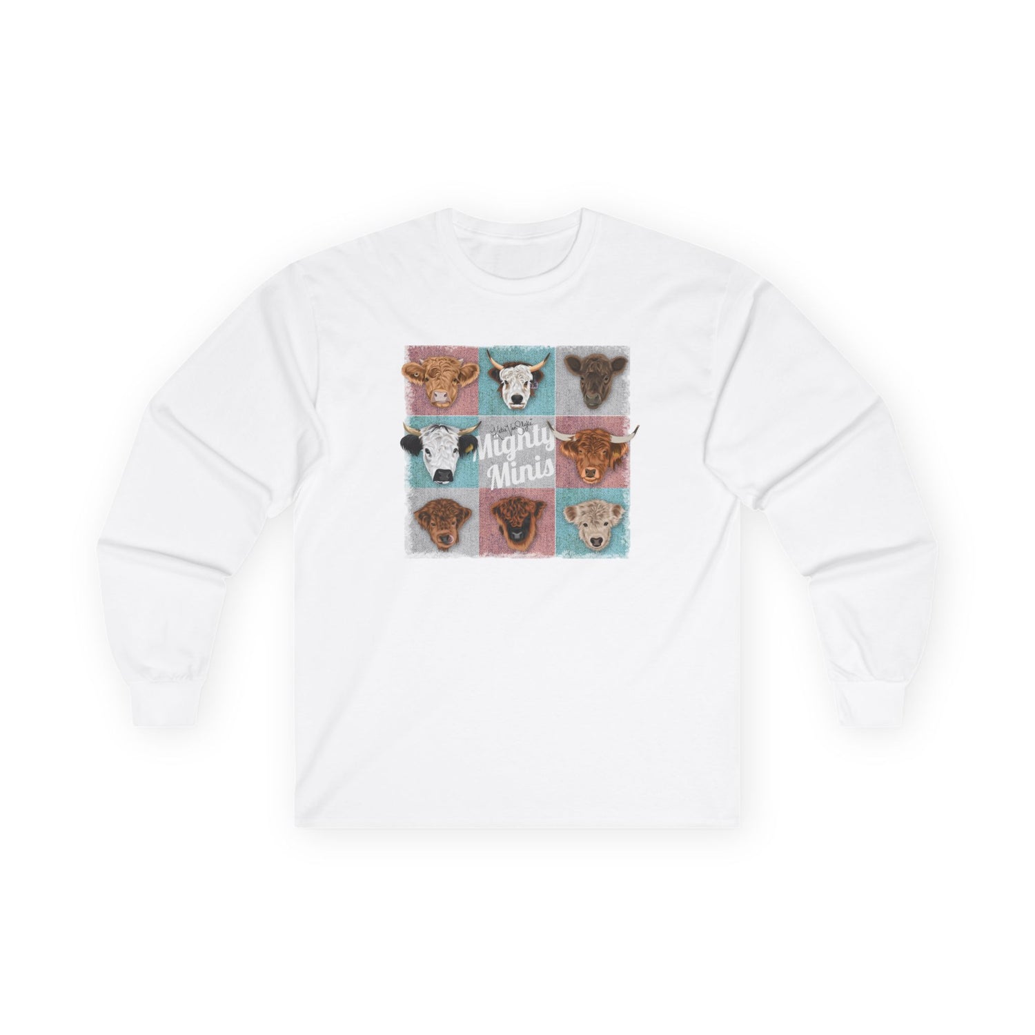 The Mighty Minis Long Sleeve T-Shirt by Katie Van Slyke™ White