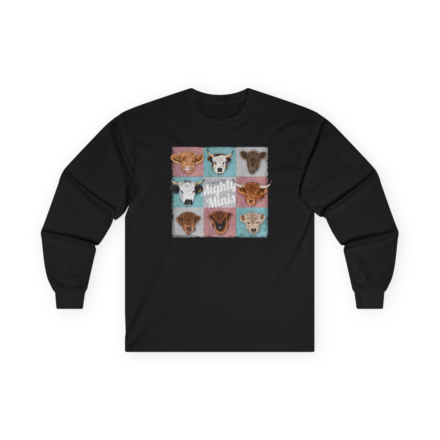 The Mighty Minis Long Sleeve T-Shirt by Katie Van Slyke™ Black