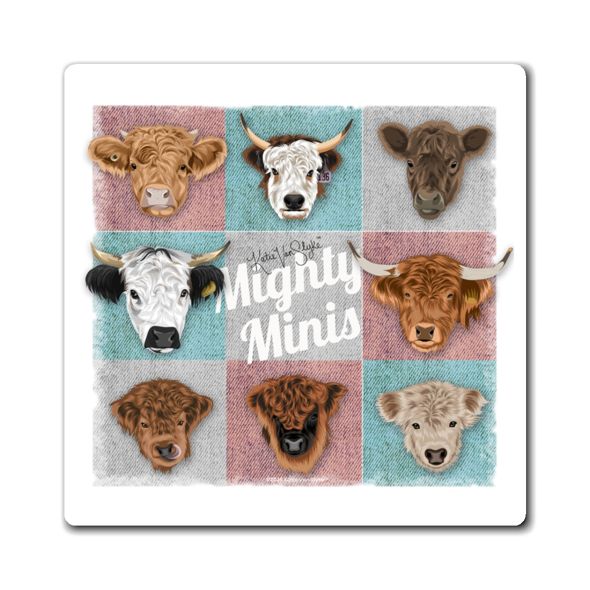 The Mighty Minis Magnet by Katie Van Slyke™