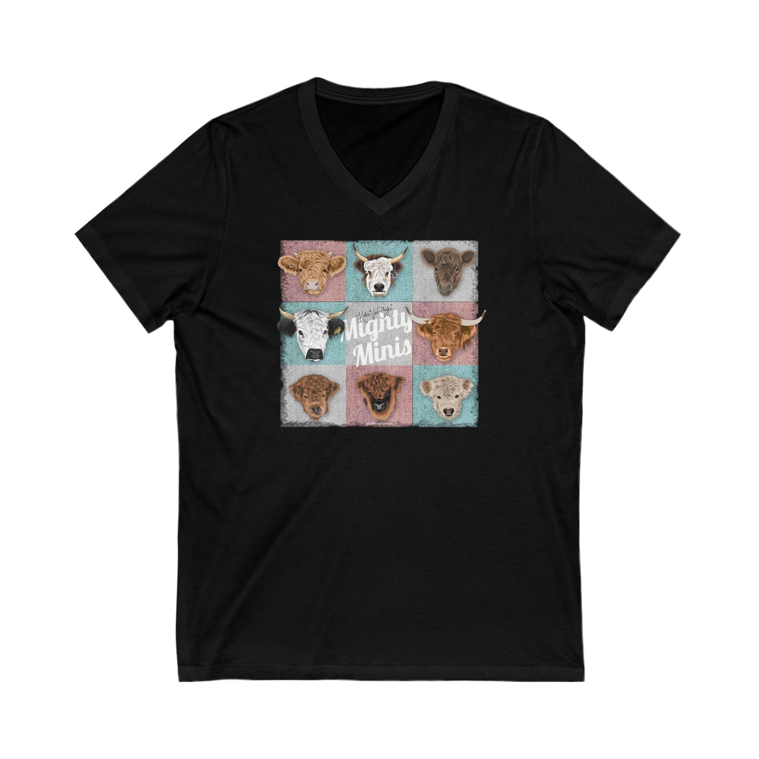 The Mighty Minis V-Neck T-Shirt by Katie Van Slyke™