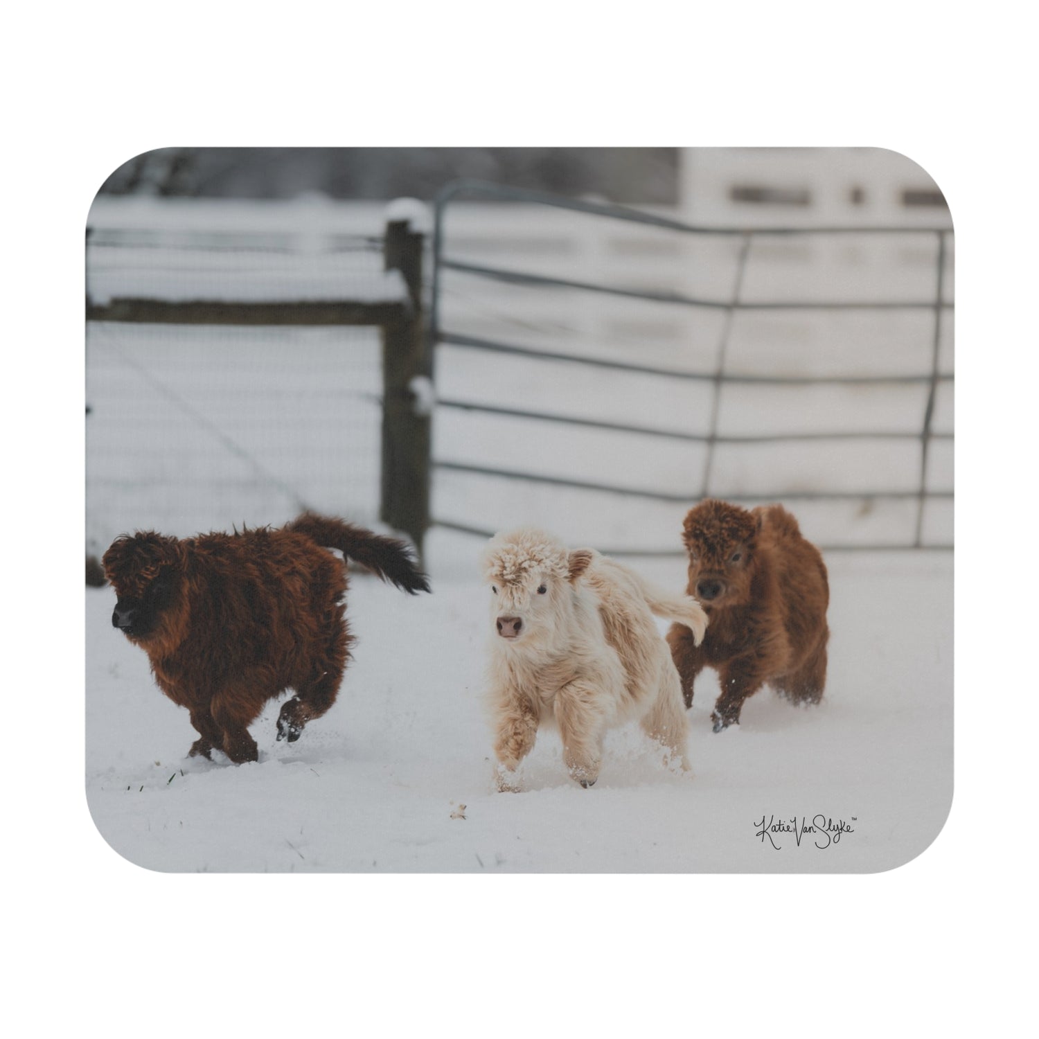 The New Minis Mouse Pad by Katie Van Slyke