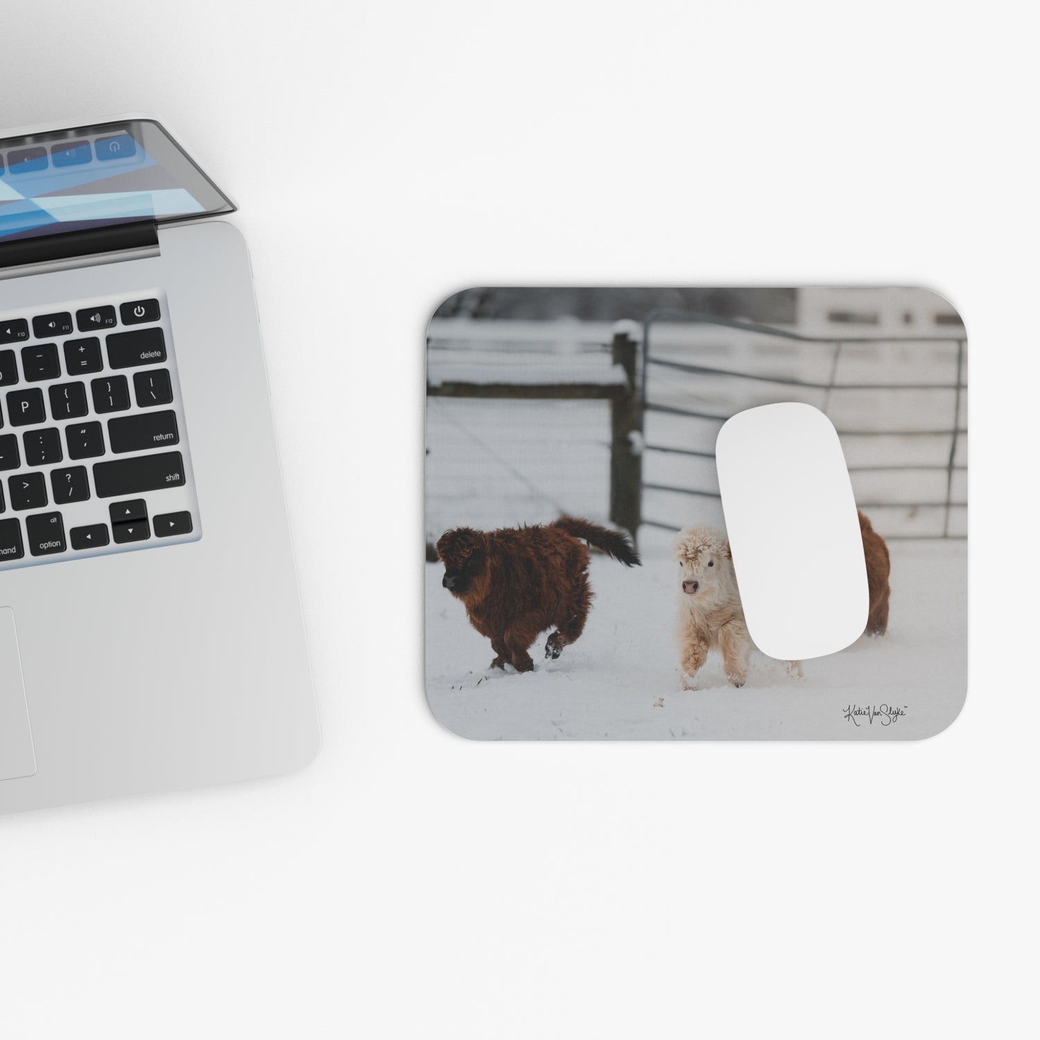 The New Minis Mouse Pad by Katie Van Slyke