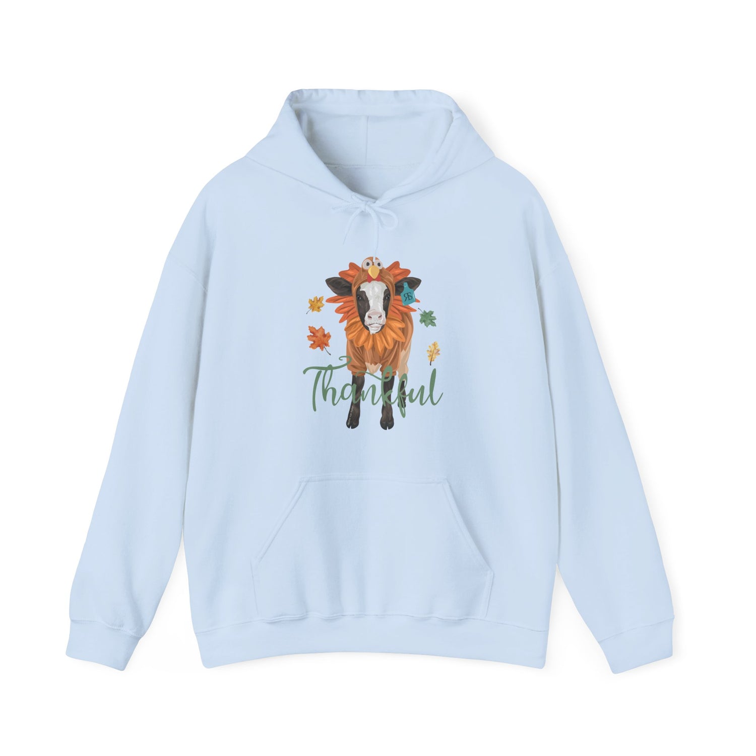 Turkey Time Hoodie by Katie Van Slyke™ light blue
