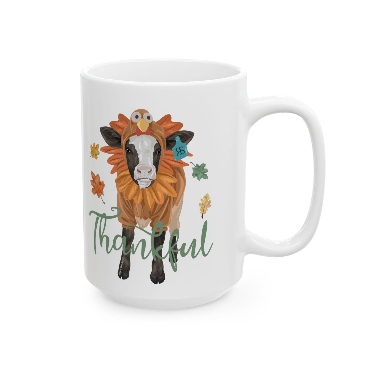 Turkey Time Mugs by Katie Van Slyke™ 15oz front
