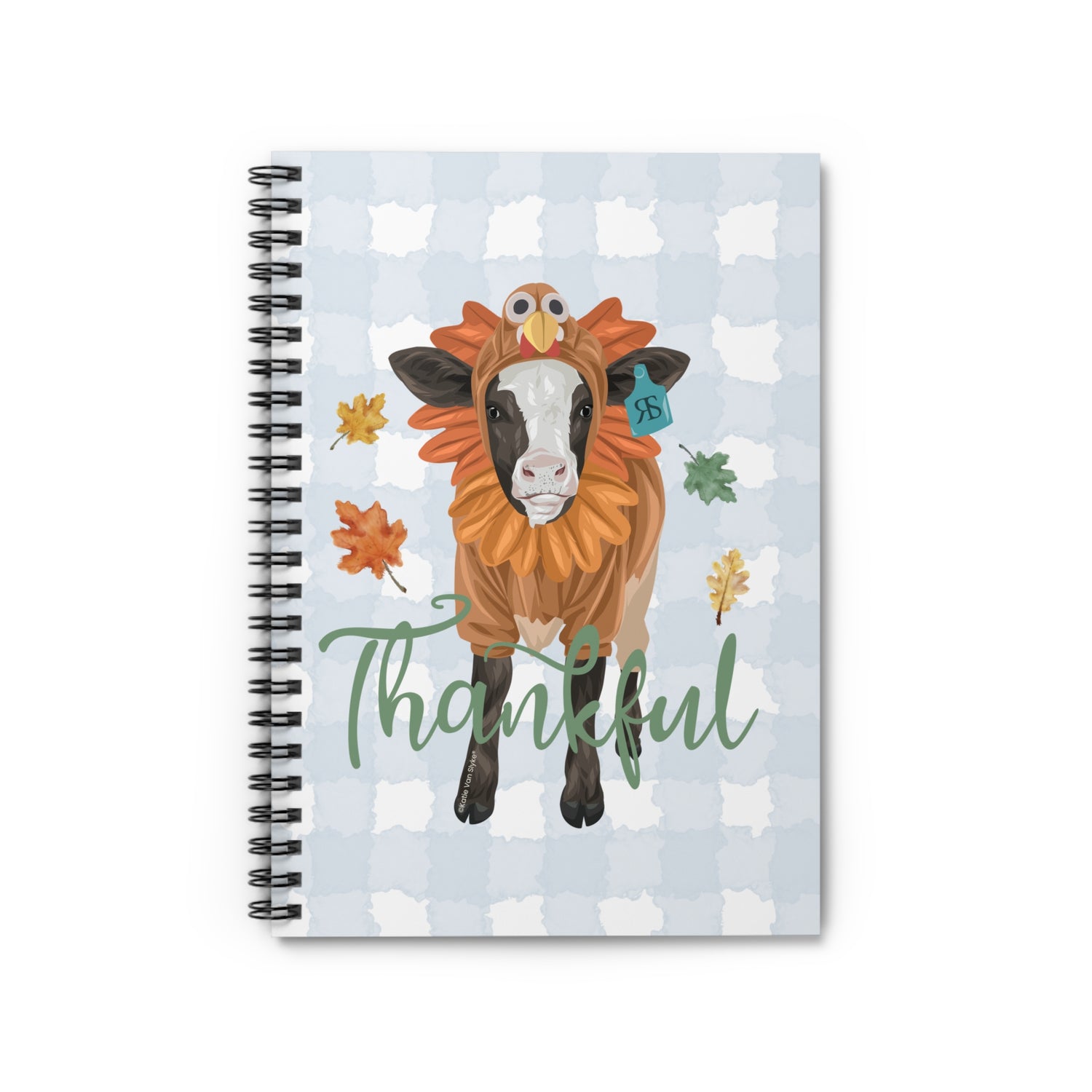 Turkey Time Notebook by Katie Van Slyke™ Front
