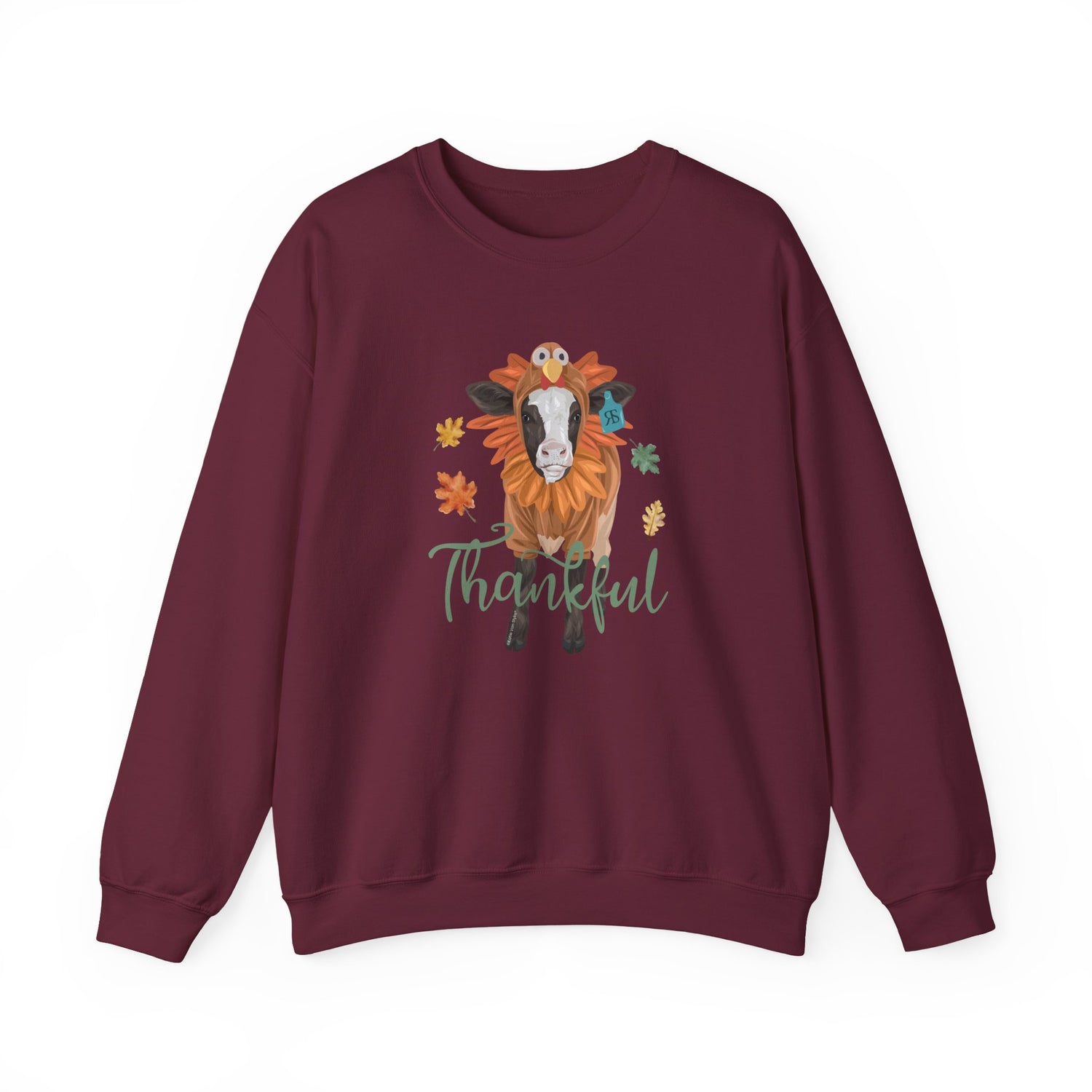 Turkey Time Sweatshirt by Katie Van Slyke™ maroon