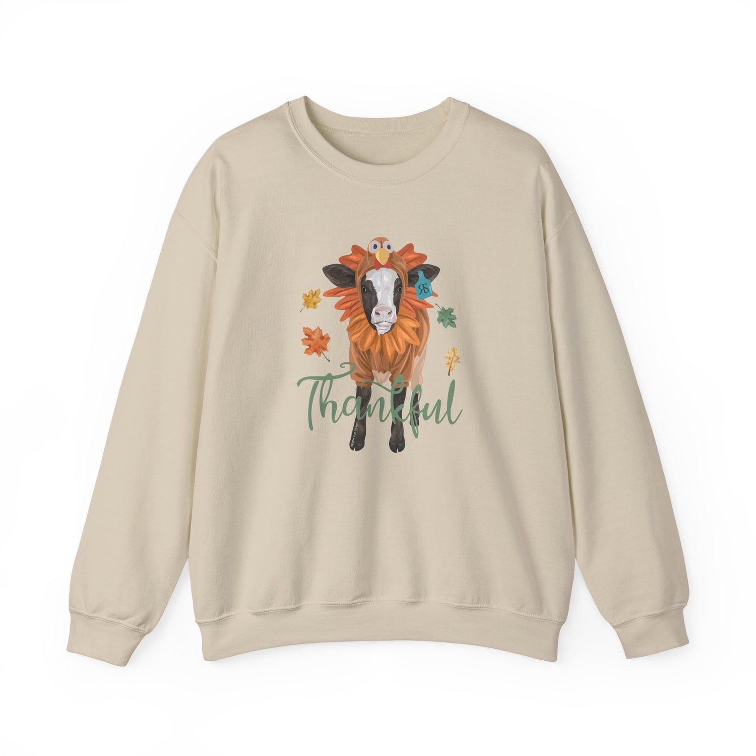Turkey Time Sweatshirt by Katie Van Slyke™ sand