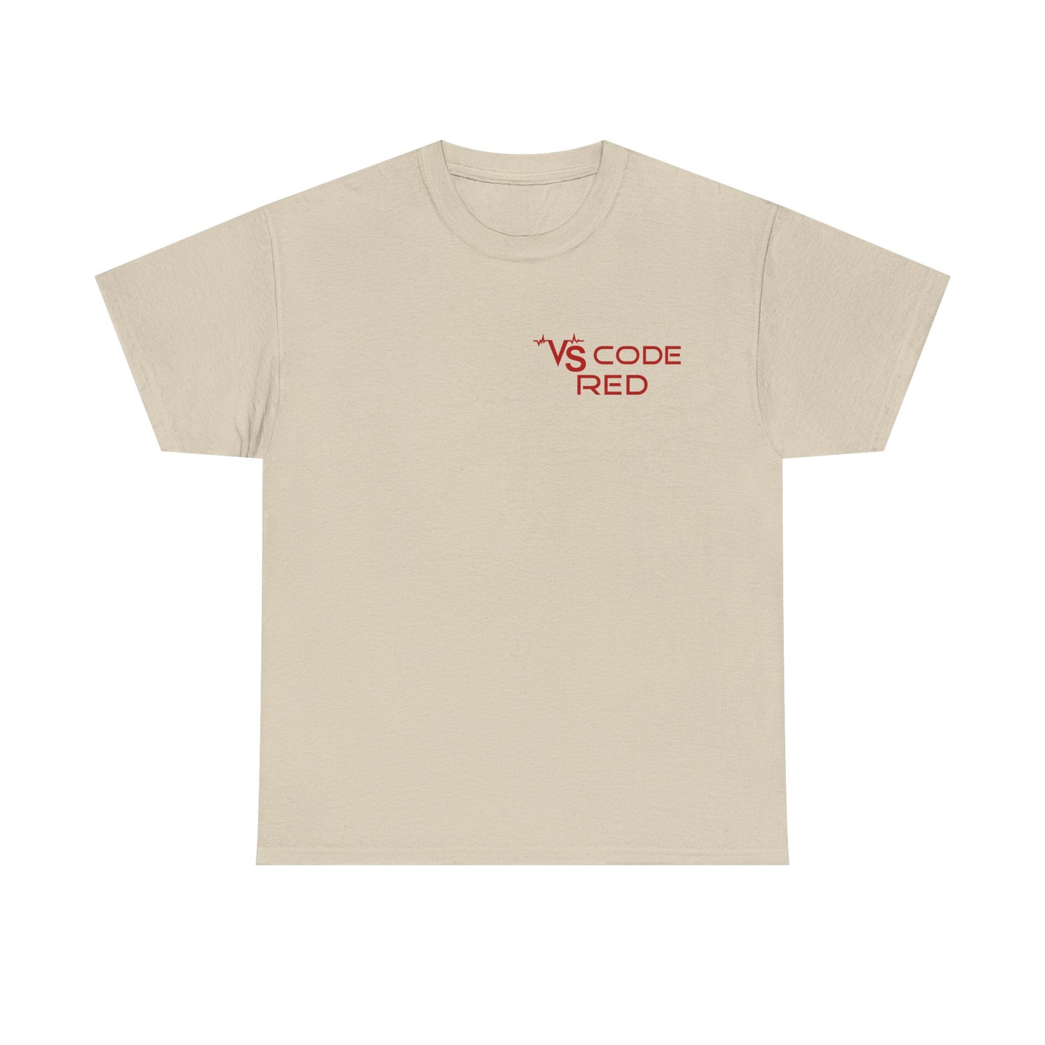 VS Code Red Logo T-Shirt by Katie Van Slyke™
