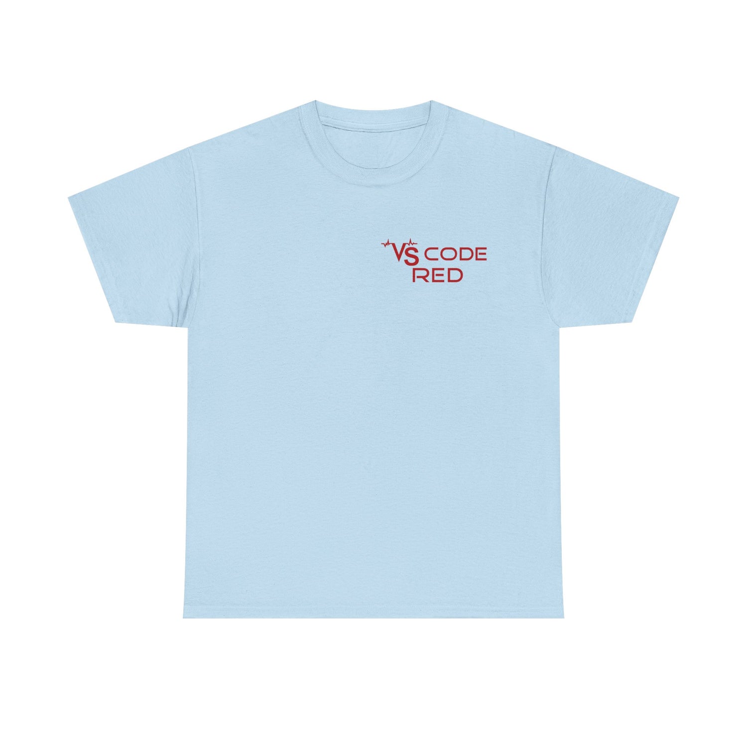 VS Code Red Logo T-Shirt by Katie Van Slyke™