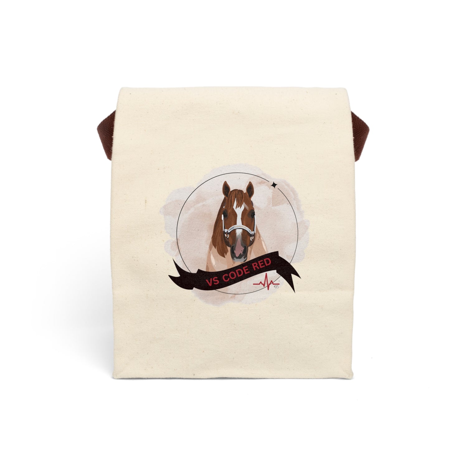 VS Code Red Lunch Bag by Katie Van Slyke