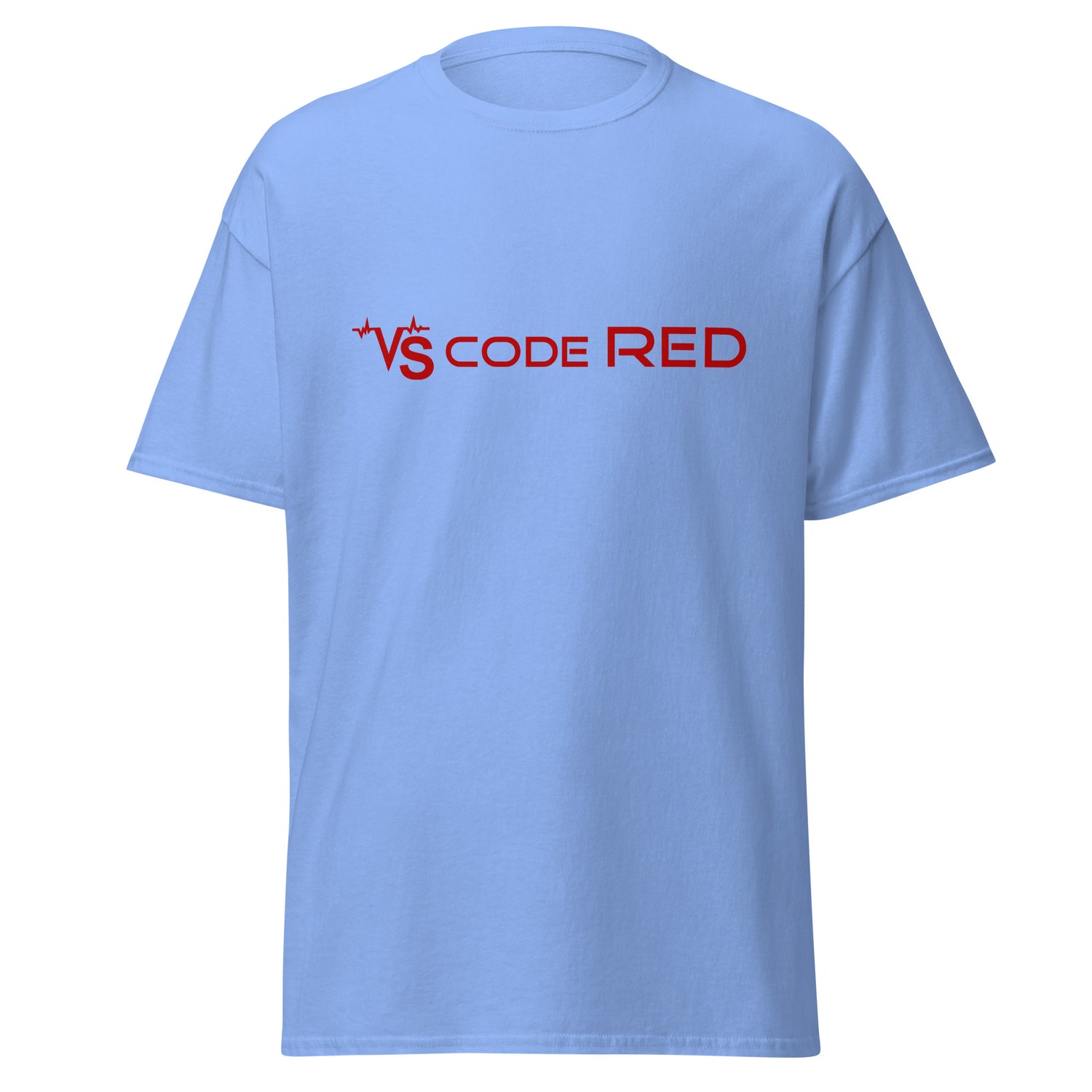 VS Code Red T-Shirt by Katie Van Slyke - Carolina Blue