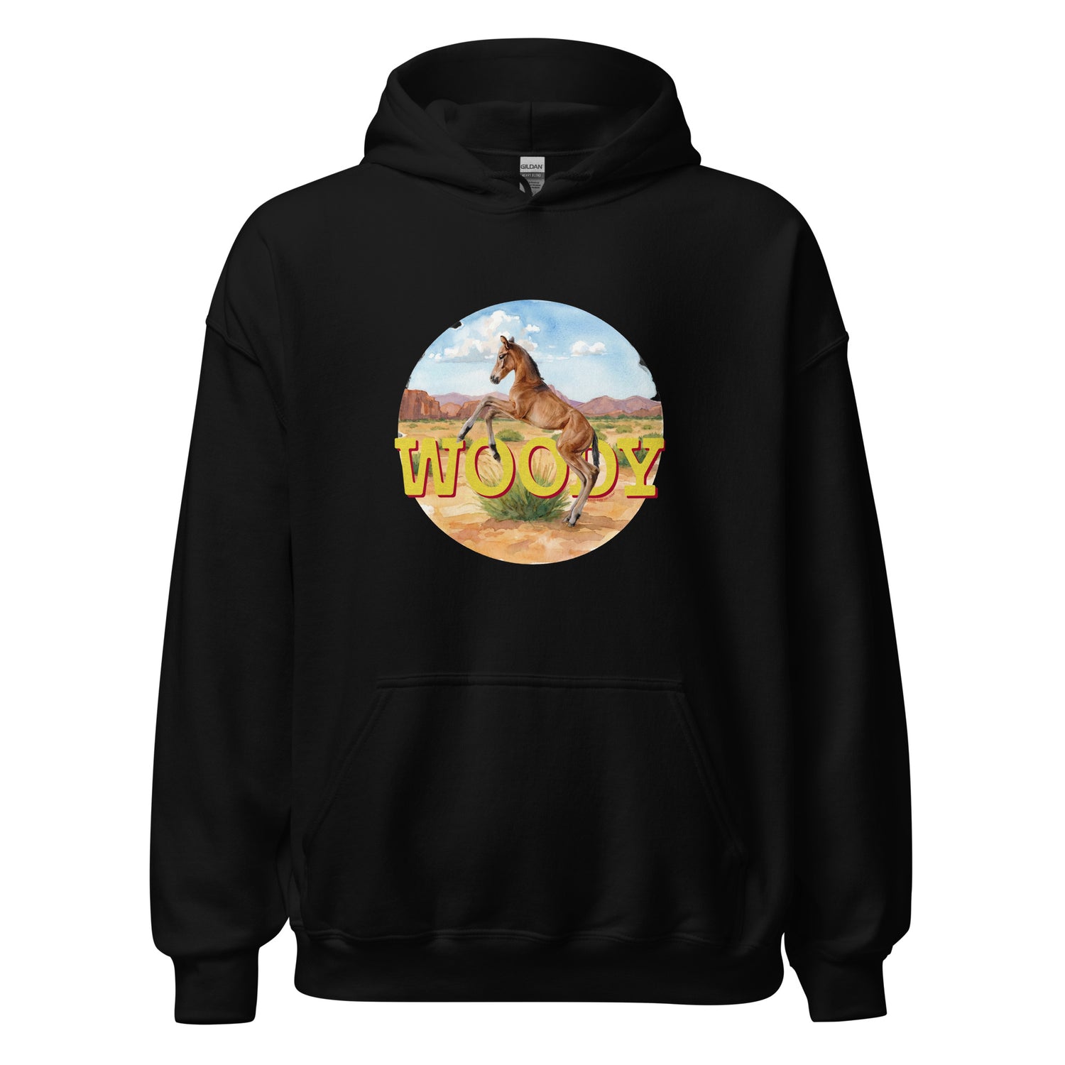 Woody Hoodie by Katie Van Slyke - Black