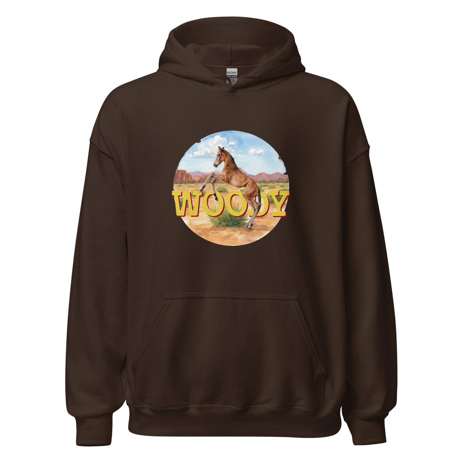 Woody Hoodie by Katie Van Slyke - Dark Chocolate
