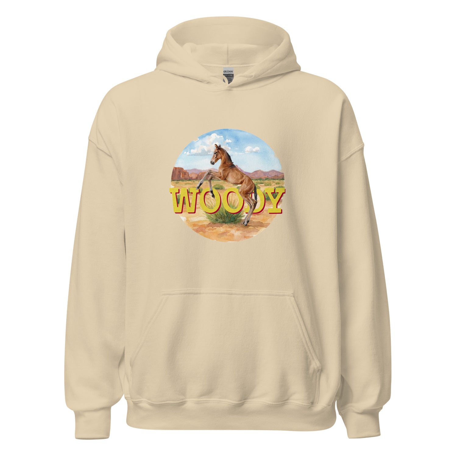 Woody Hoodie by Katie Van Slyke - Sand