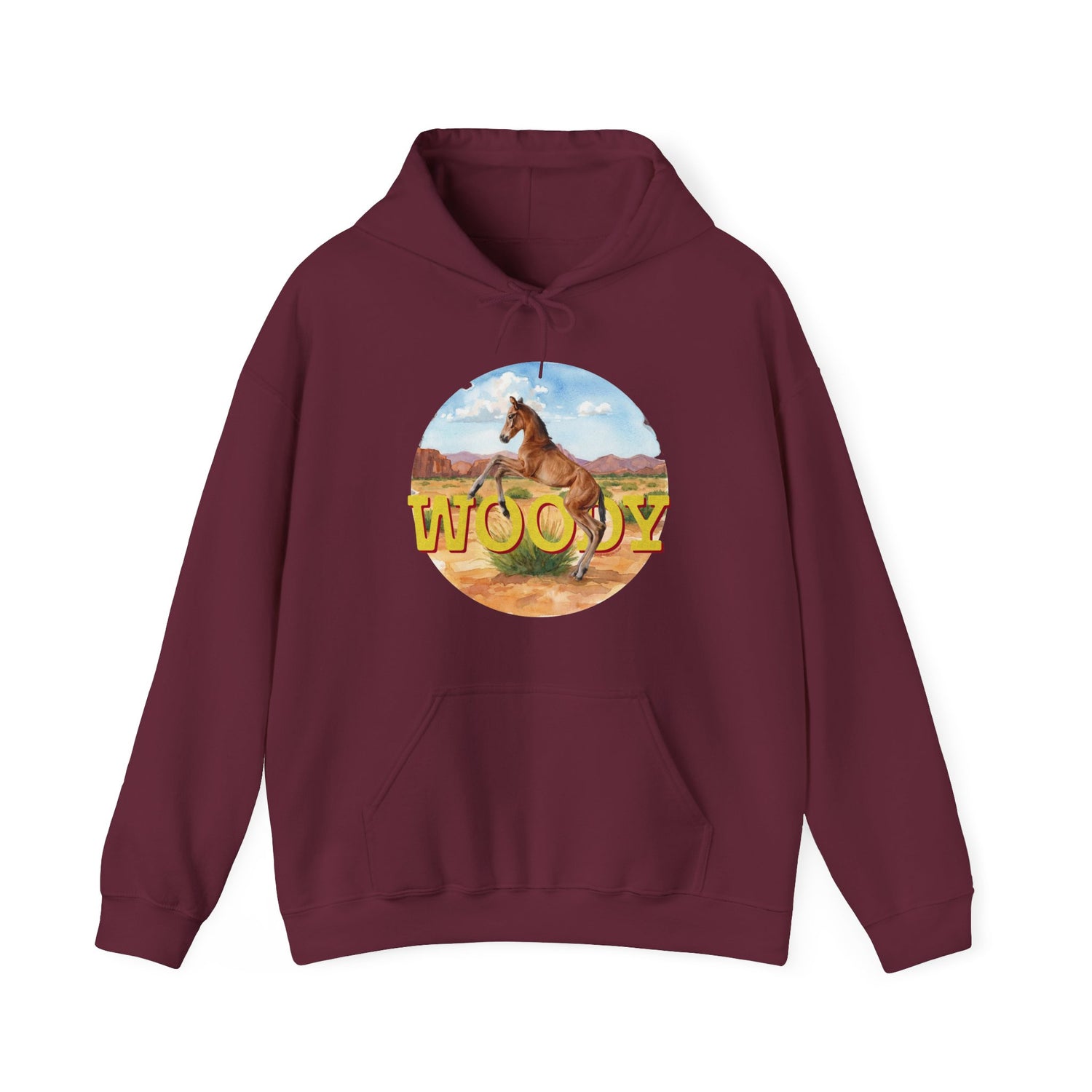 Woody Hoodie by Katie Van Slyke® Maroon