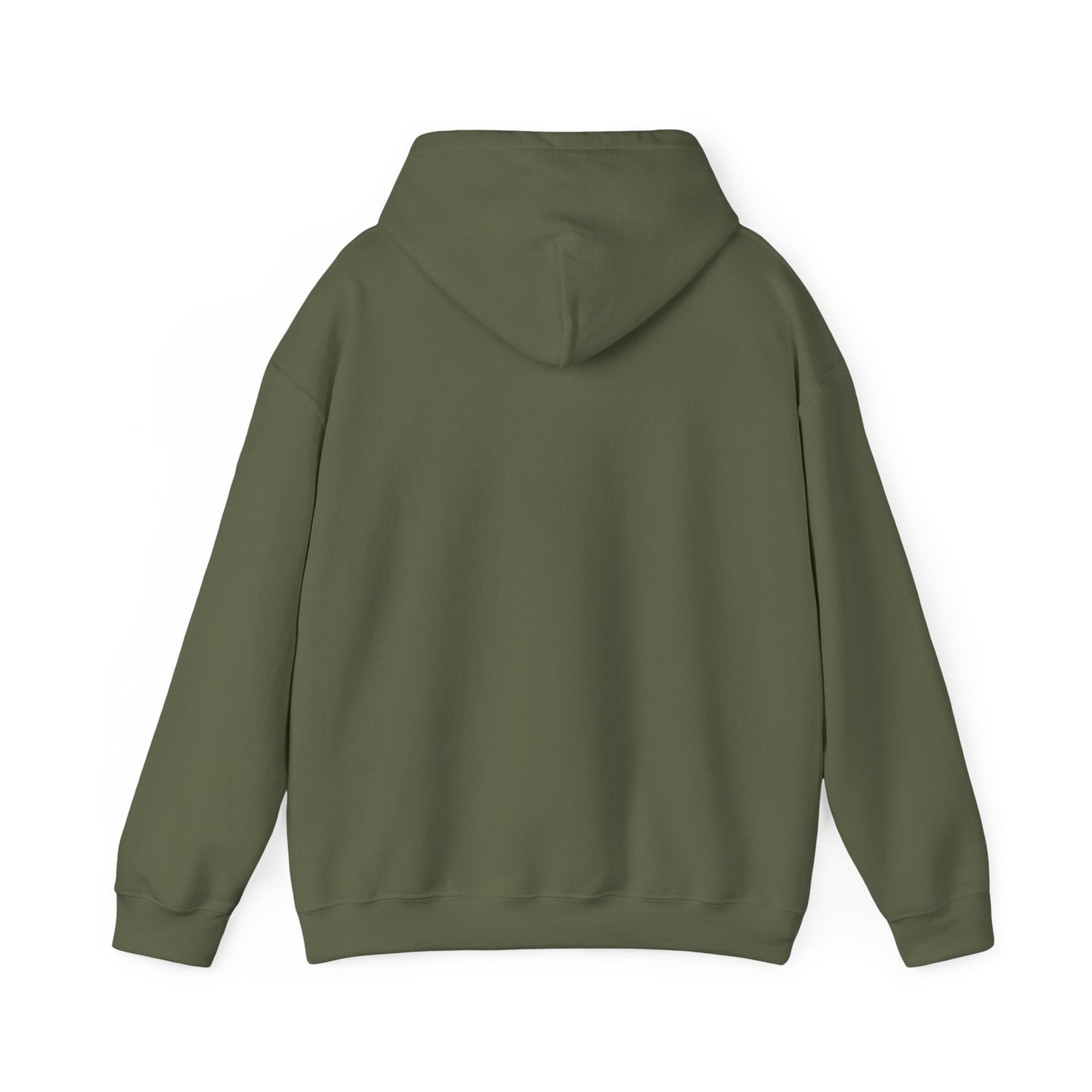 Woody Hoodie by Katie Van Slyke® Military Green back