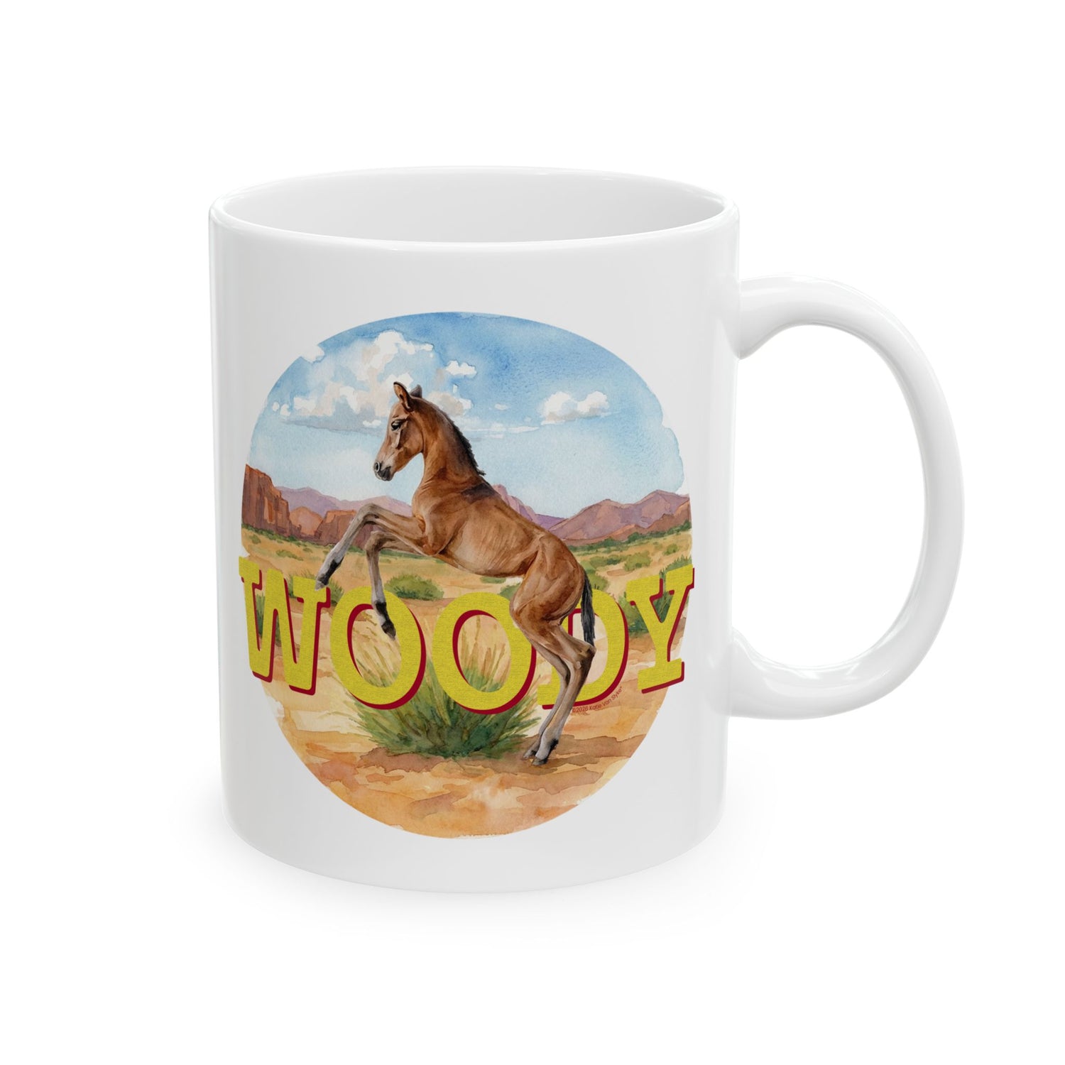 Woody Mugs by Katie Van Slyke® 11oz front