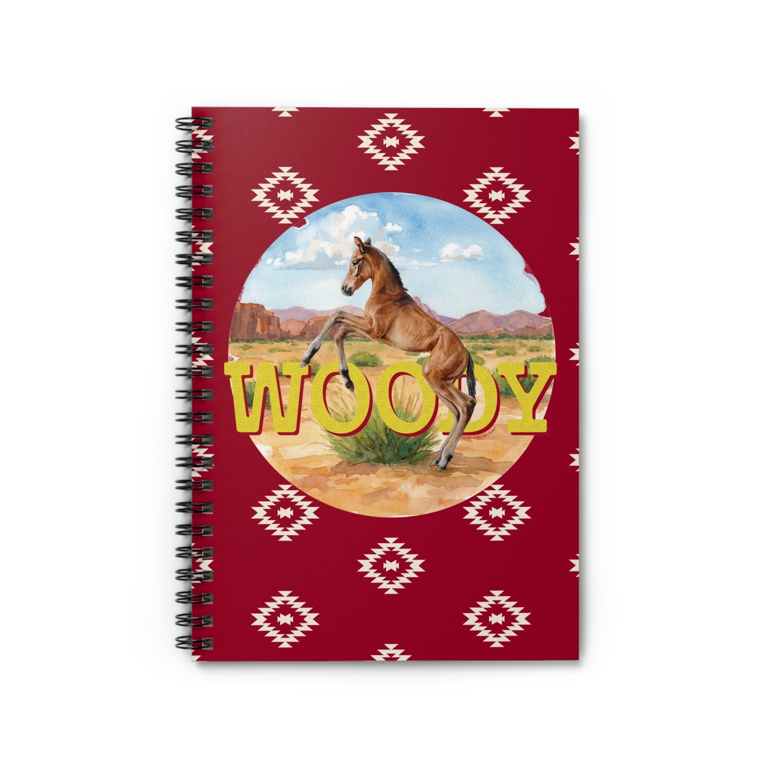 Woody Notebook by Katie Van Slyke® front