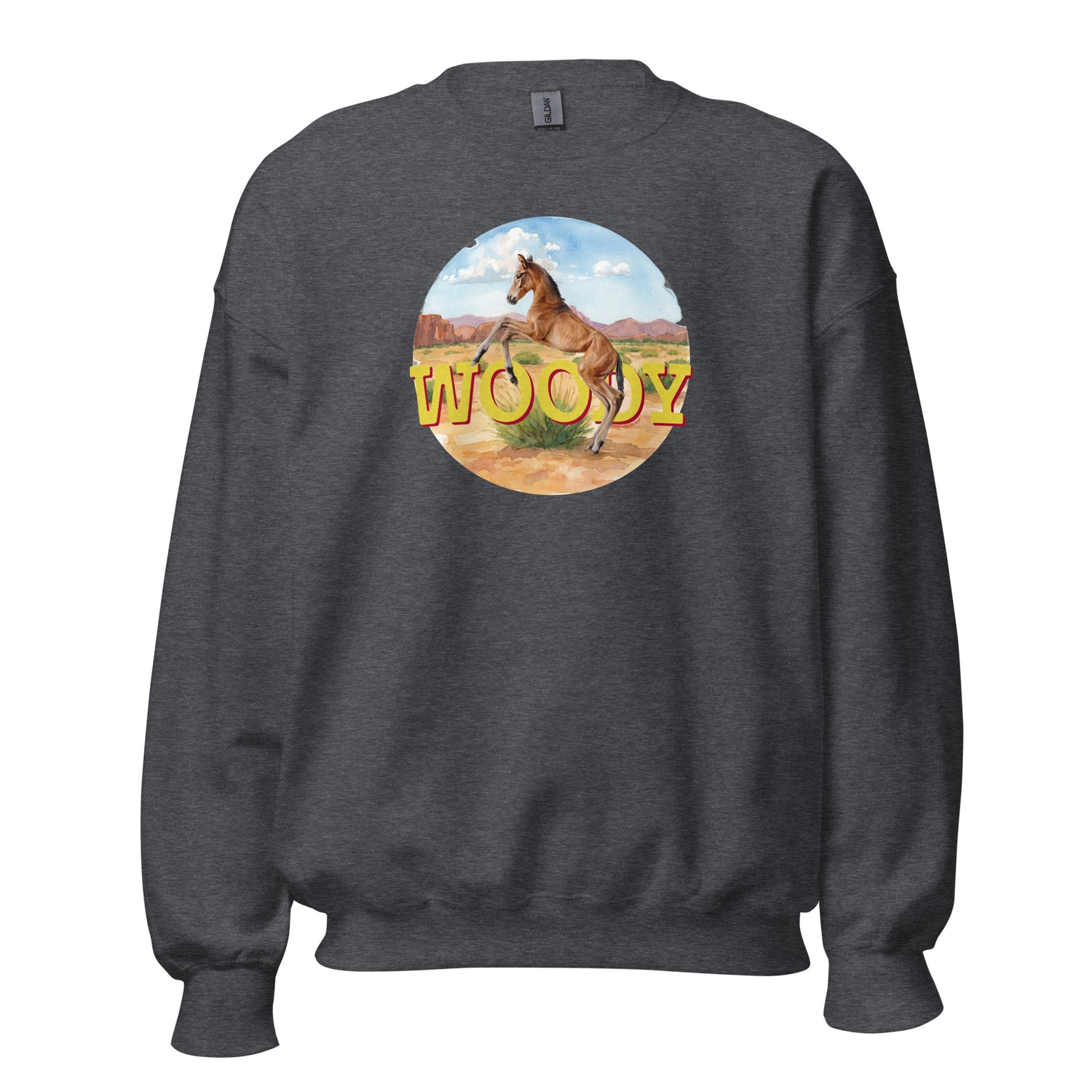 Woody Sweatshirt by Katie Van Slyke - Dark Heather