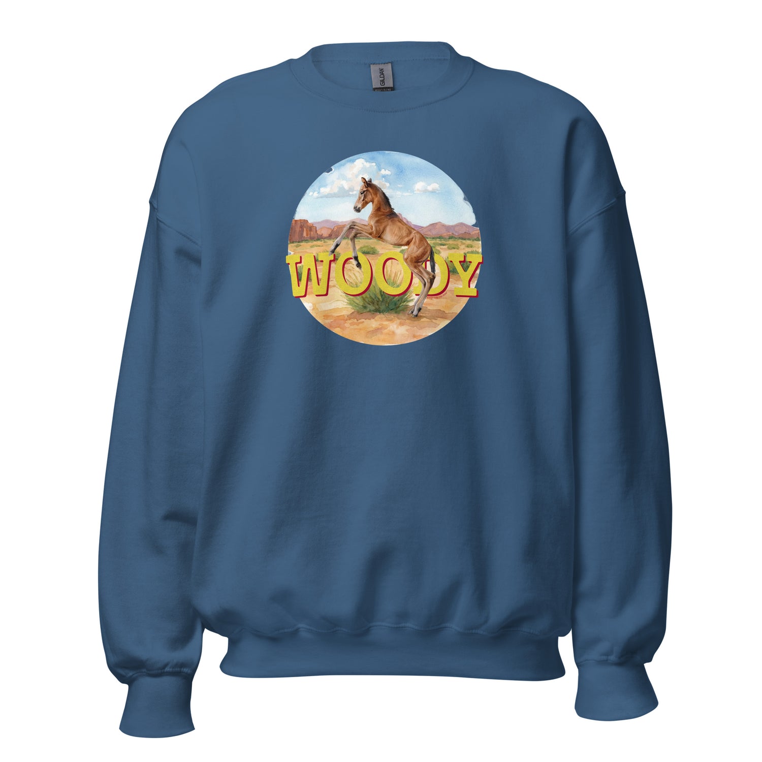 Woody Sweatshirt by Katie Van Slyke - Indigo Blue