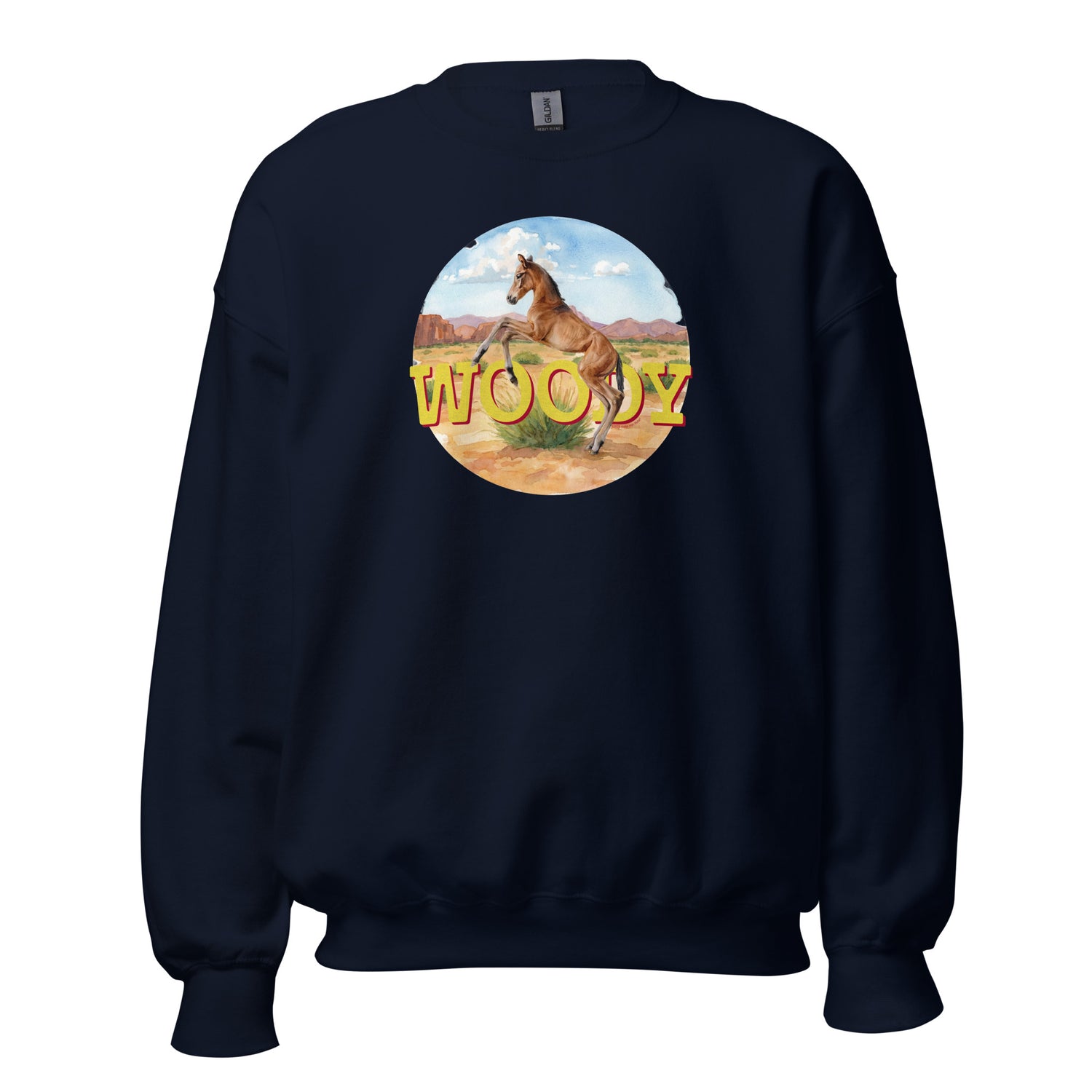 Woody Sweatshirt by Katie Van Slyke - Navy
