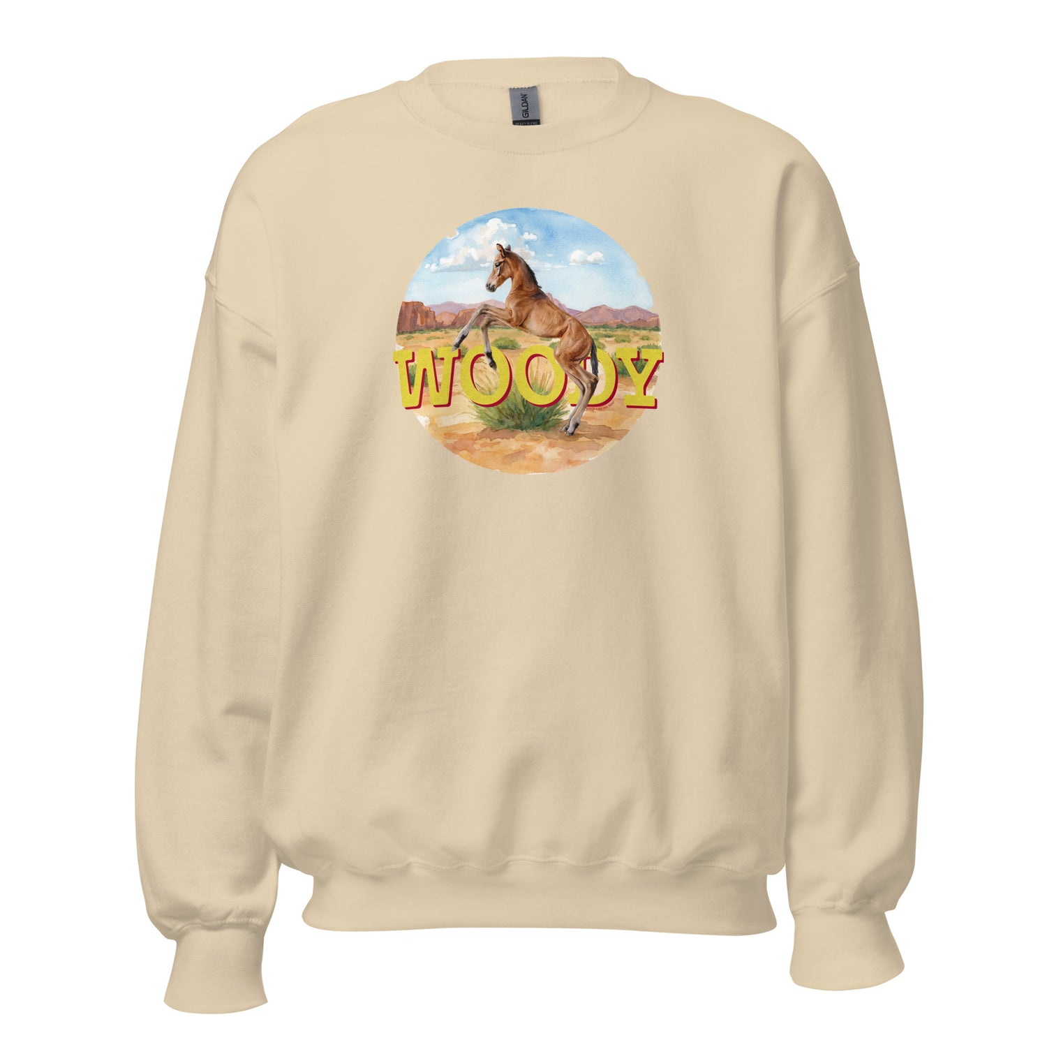 Woody Sweatshirt by Katie Van Slyke - Sand