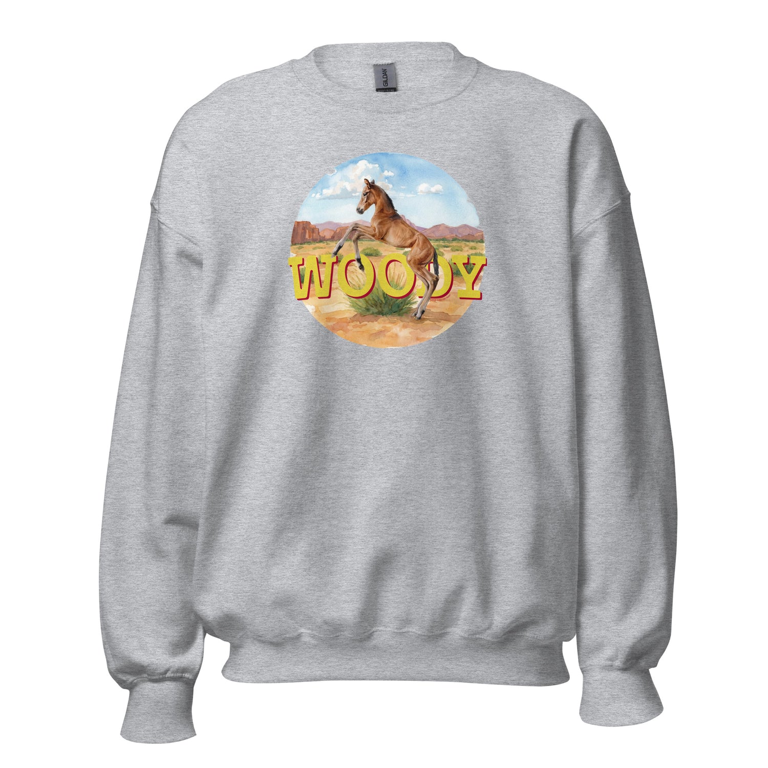 Woody Sweatshirt by Katie Van Slyke - Sport Grey