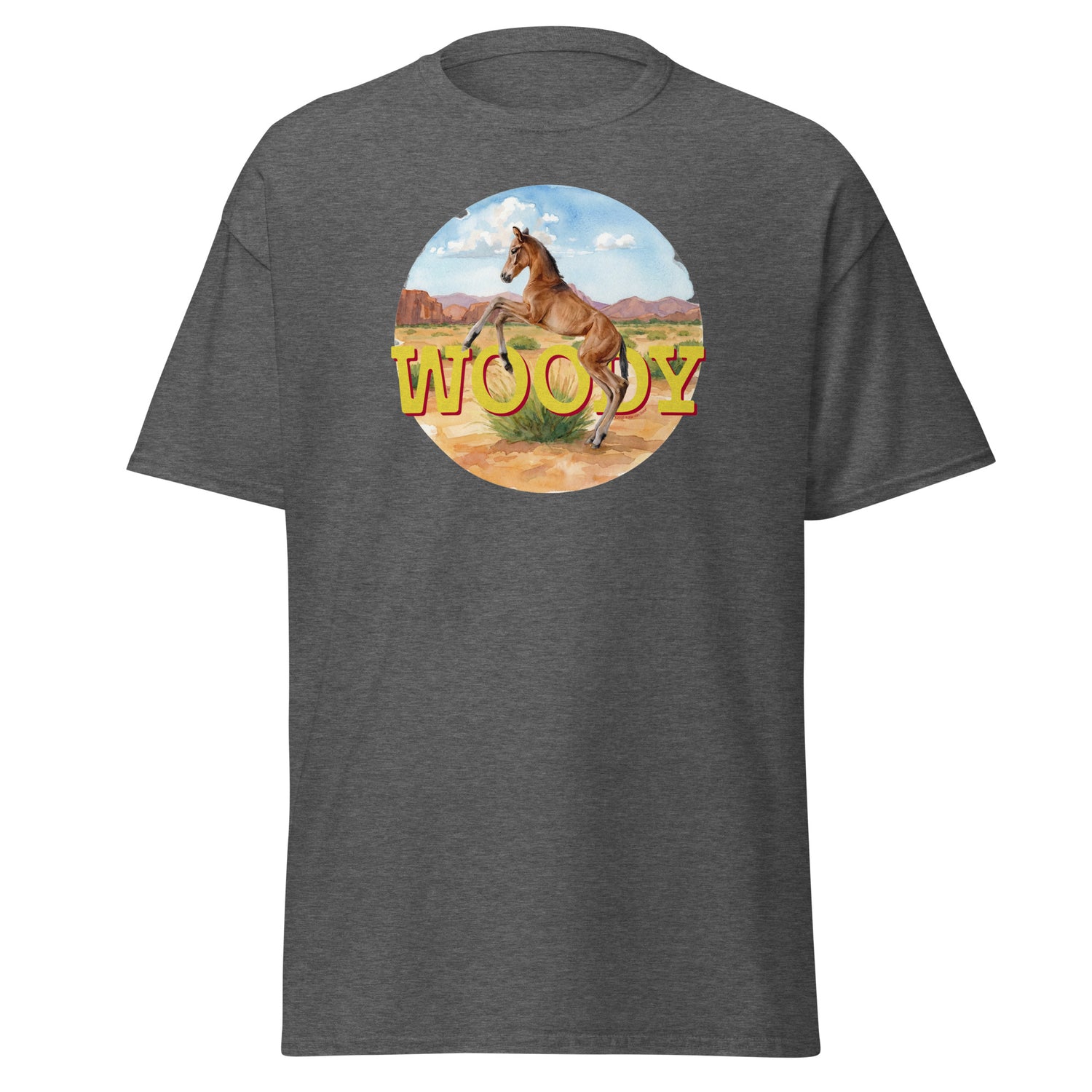 Woody T-Shirt by Katie Van Slyke - Dark Heather