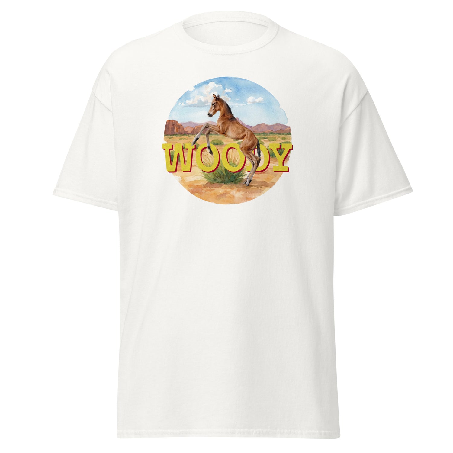 Woody T-Shirt by Katie Van Slyke - White