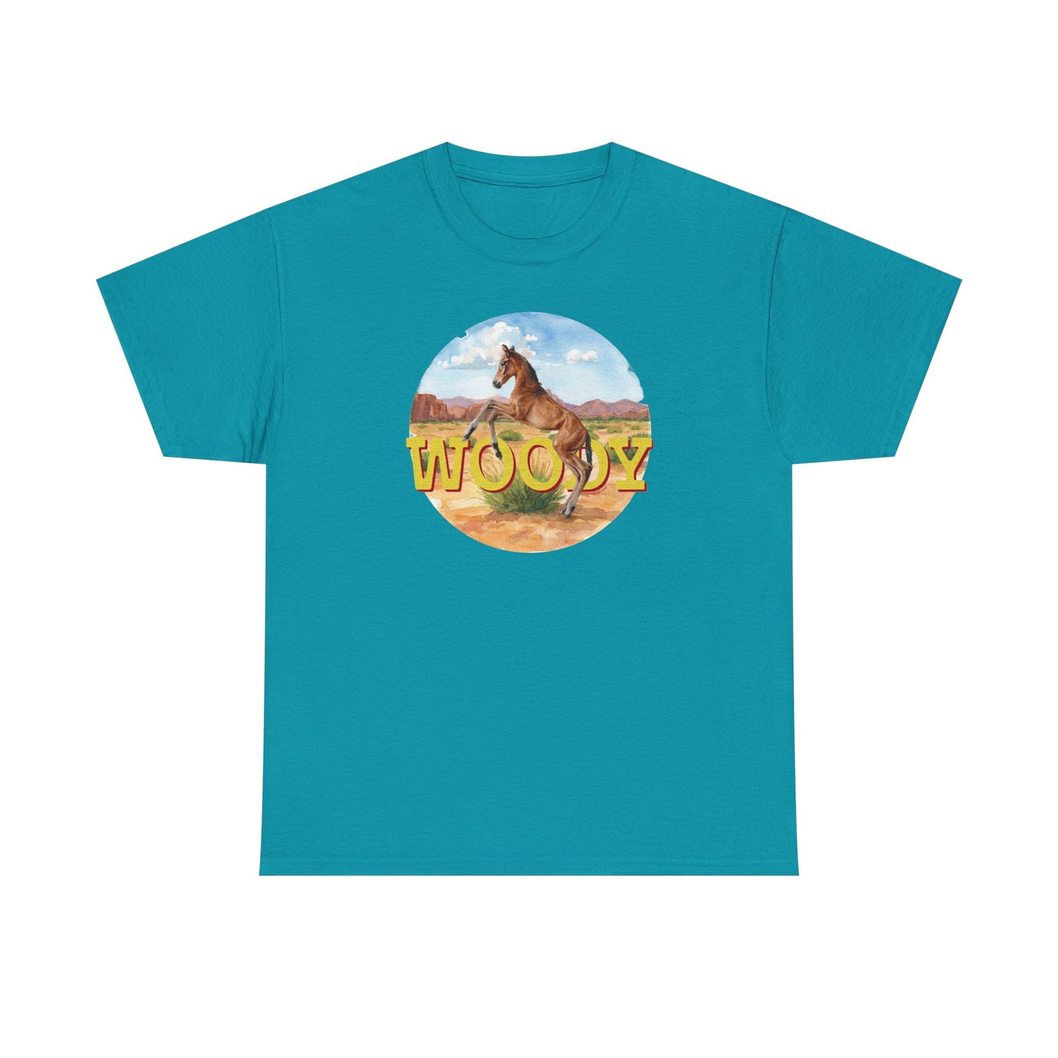 Woody T-Shirt by Katie Van Slyke® Tropical Blue
