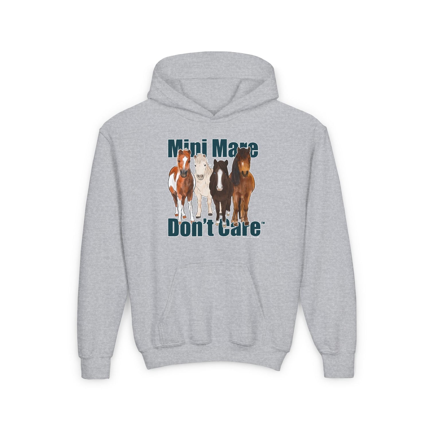 YOUTH Mini Mare Don't Care Hoodie by Katie Van Slyke™