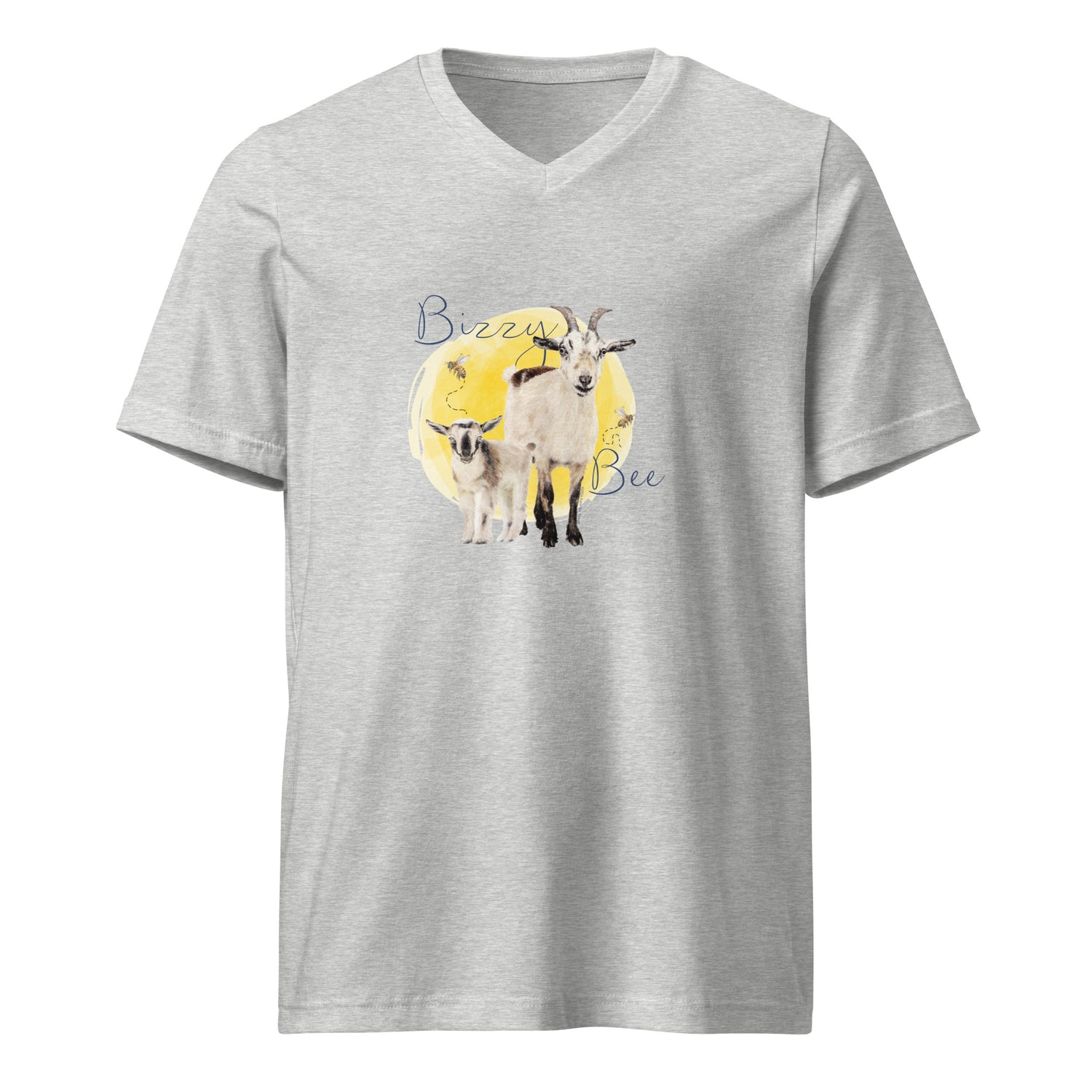 bizzy-and-bee-v-neck-t-shirt-by-katie-van-slyke-athletic-heather