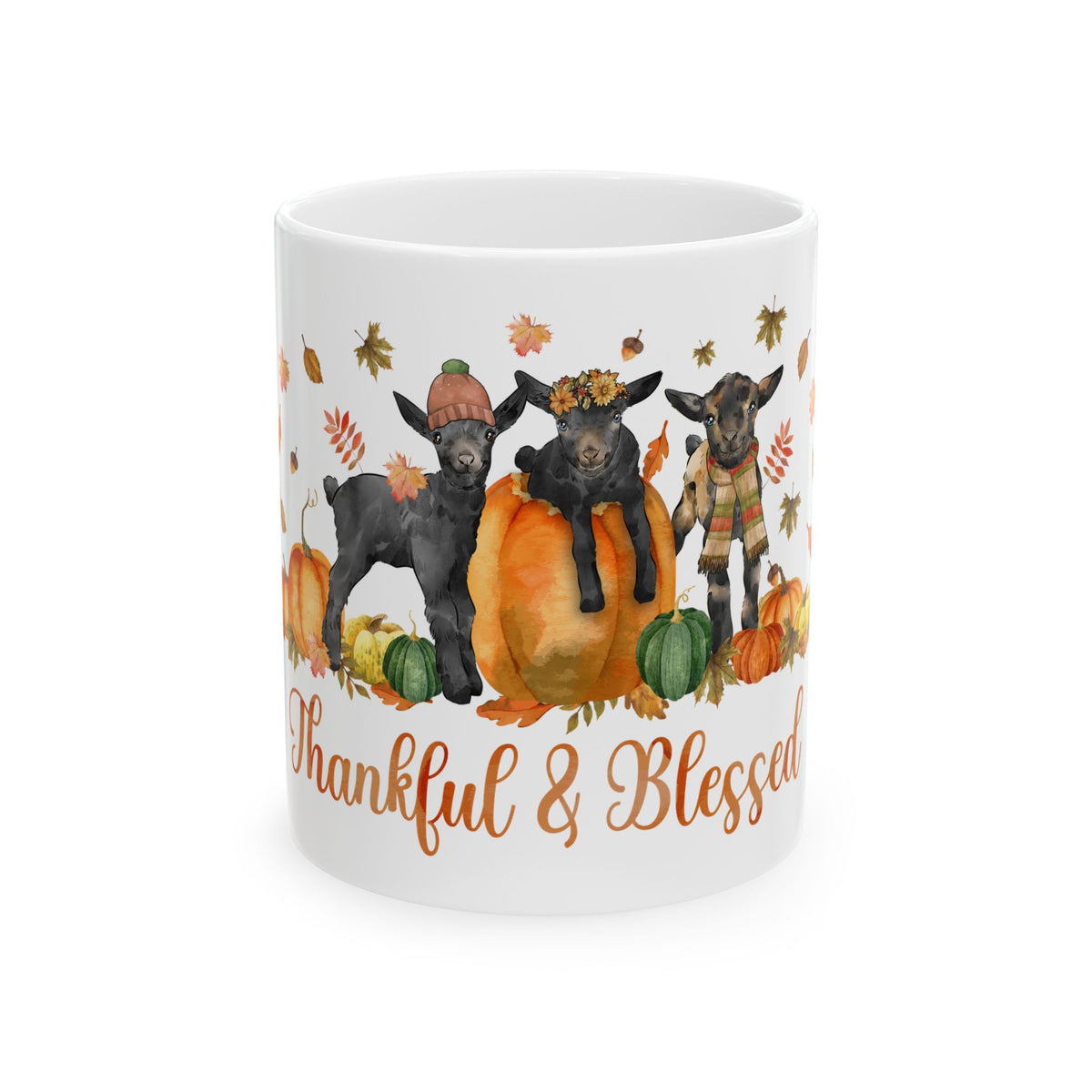 Blessed Goaties Mugs by Katie Van Slyke - 11oz front
