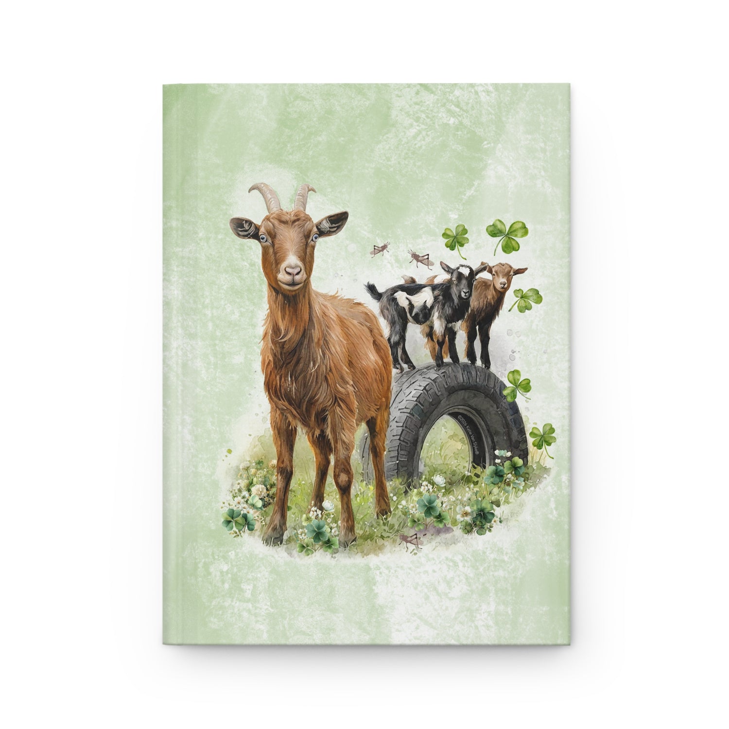 Clover and Cricket Journal by Katie Van Slyke - Front