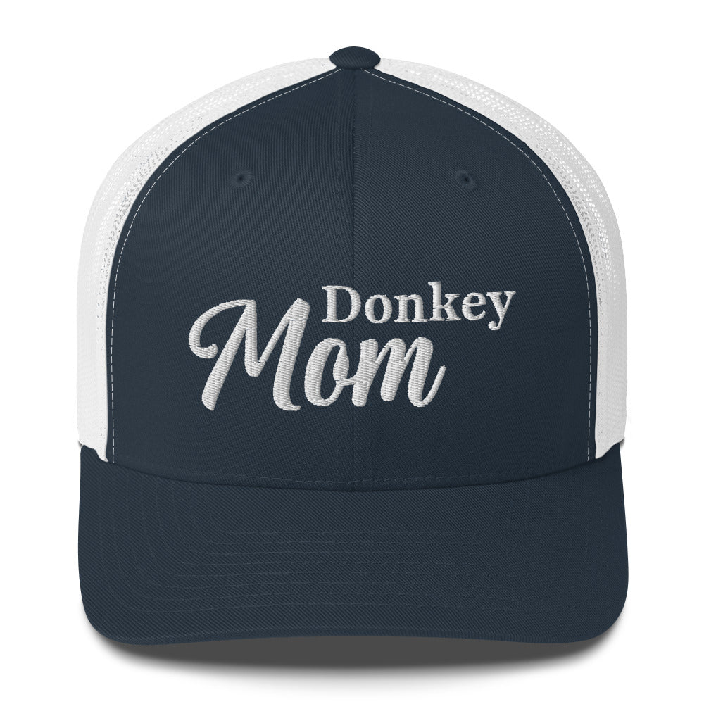 donkey-mom-trucker-hat-by-katie-van-slyke-navy-white